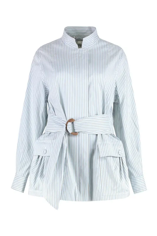 BELTED COTTON JACKET sold by Lord & Taylor