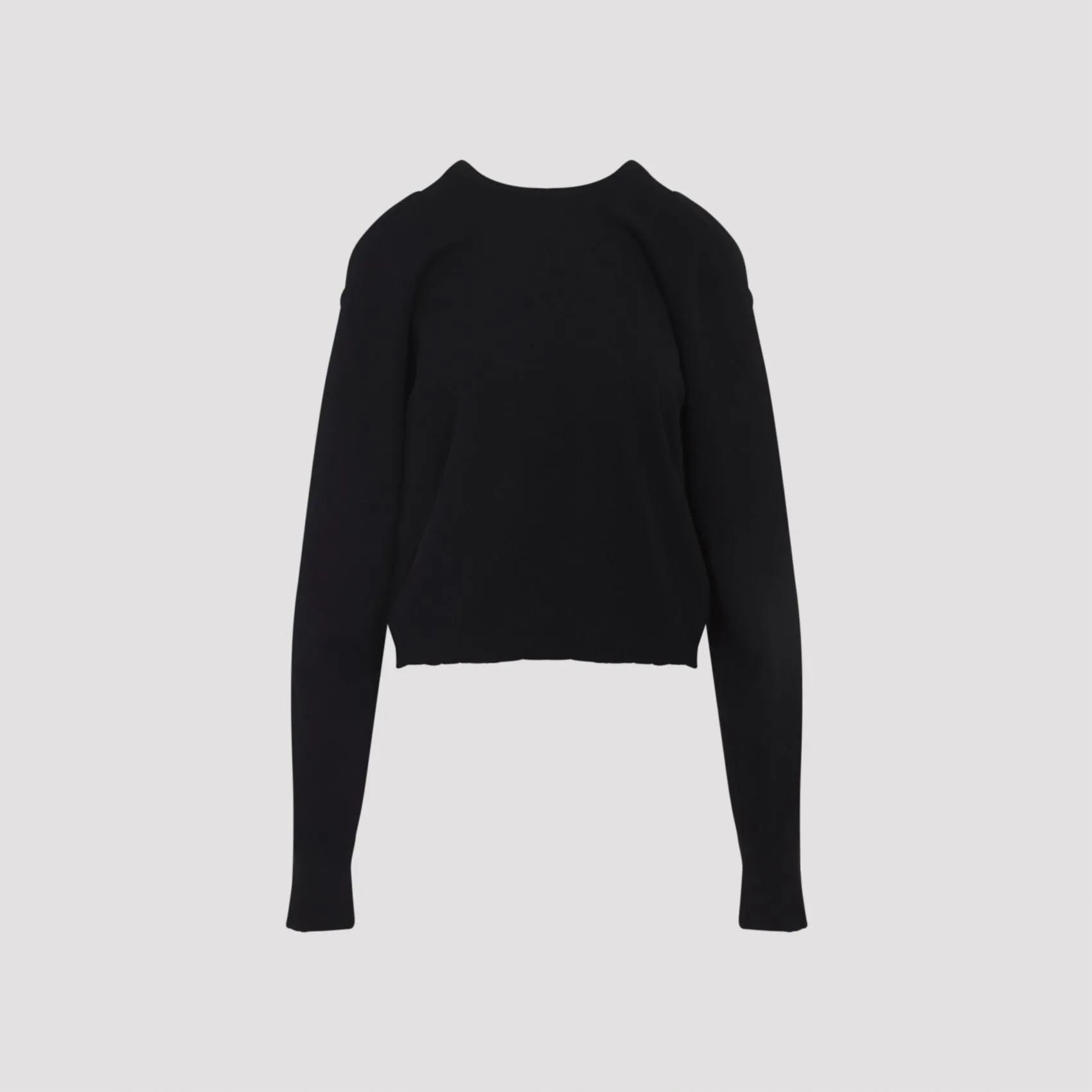 BLACK WOOL CREWNECK SWEATER sold by Lord & Taylor product image thumbnail 2