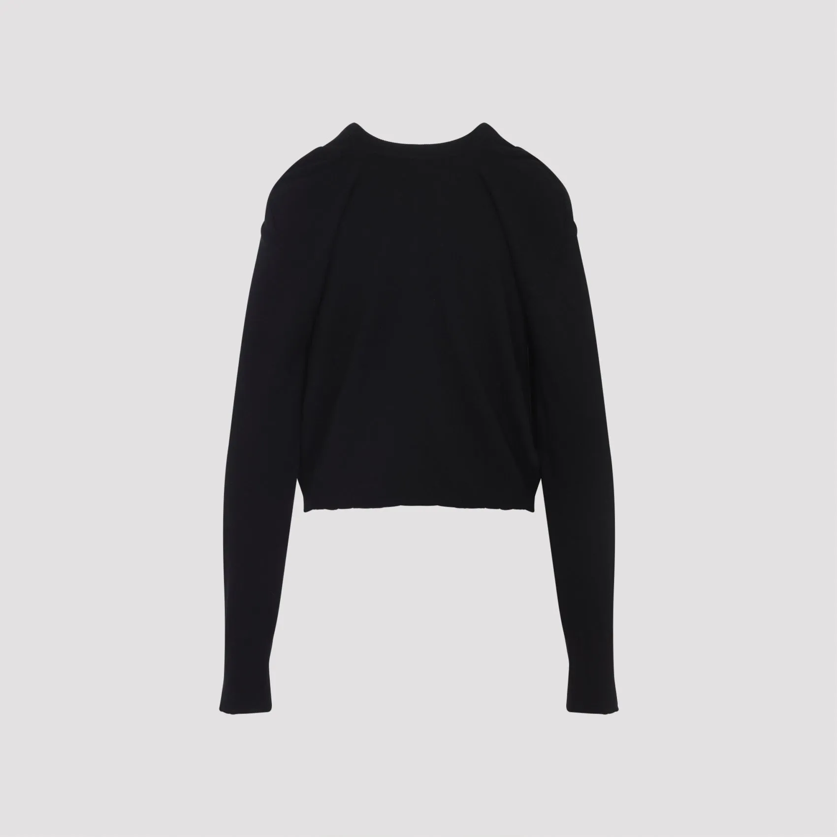 BLACK WOOL CREWNECK SWEATER sold by Lord & Taylor product image thumbnail 3