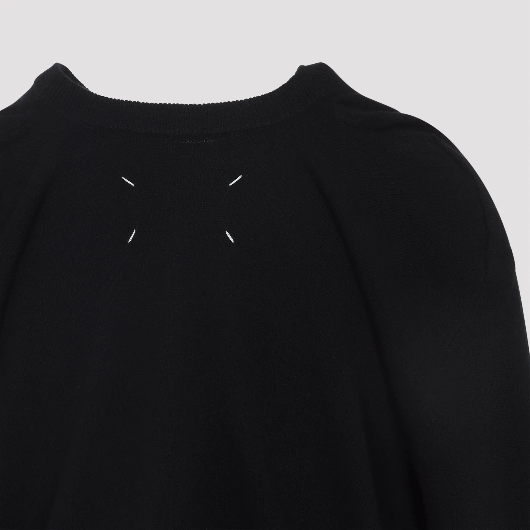BLACK WOOL CREWNECK SWEATER sold by Lord & Taylor product image thumbnail 4