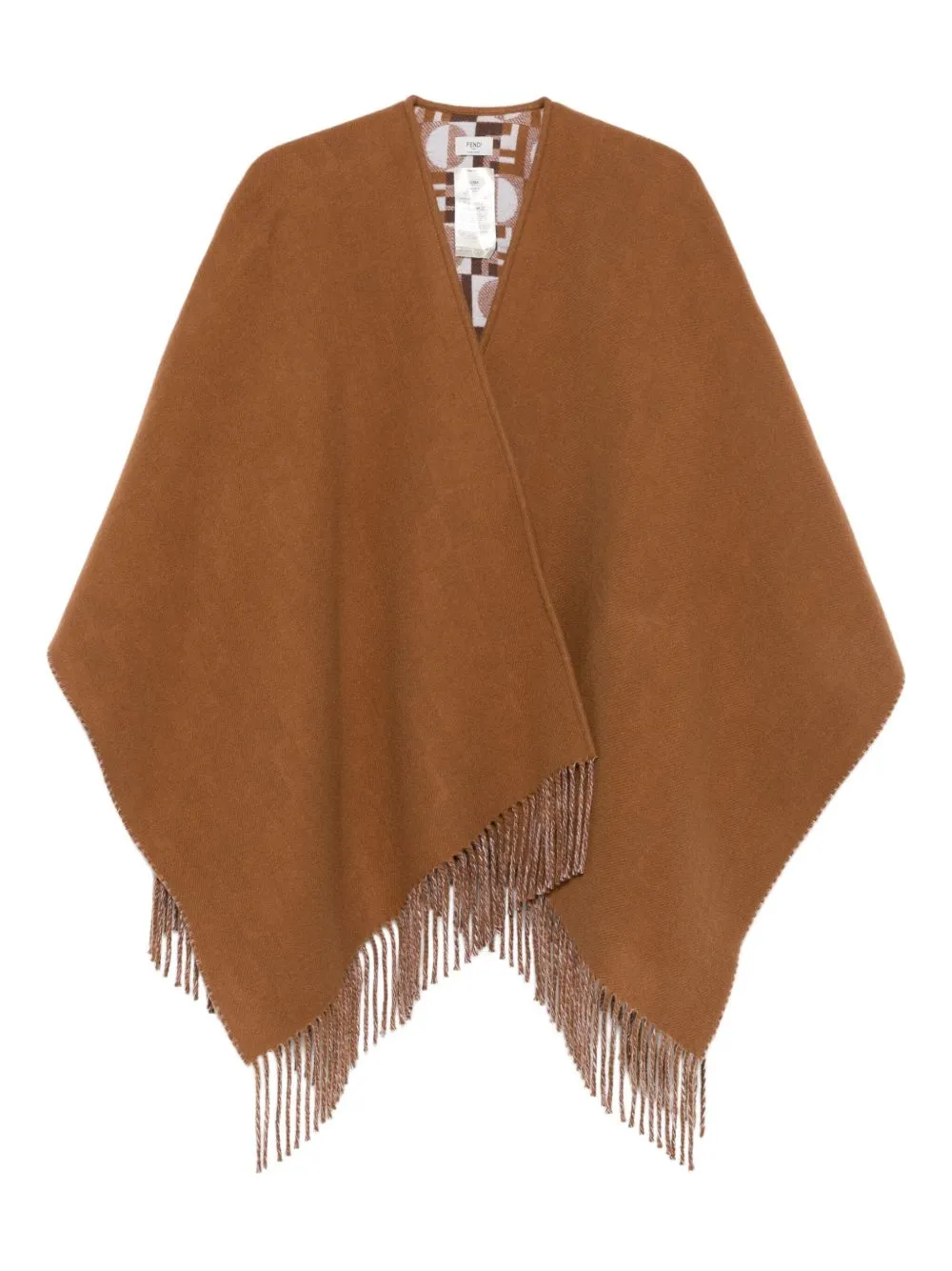 BISCUIT WOOL BLEND REVERSIBLE CAPE sold by Lord & Taylor
