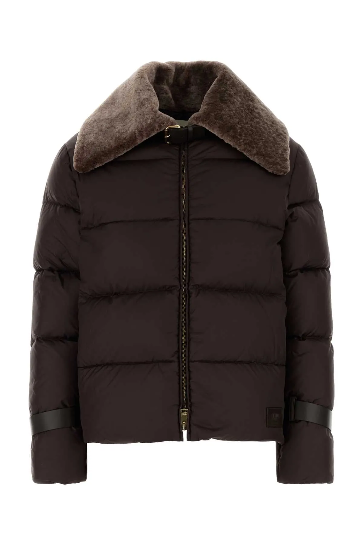 CHOCOLATE POLYESTER DOWN JACKET sold by Lord & Taylor