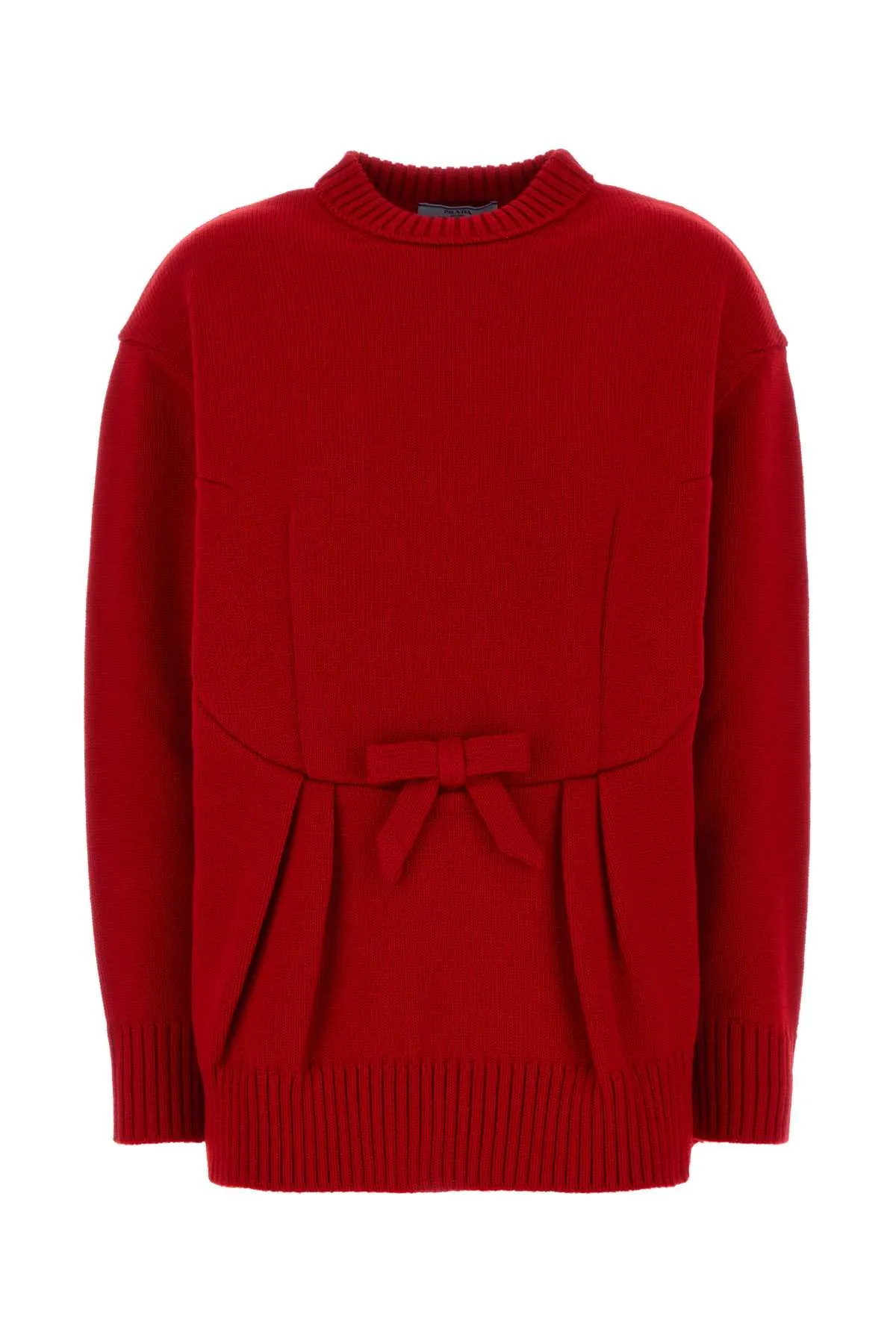 RED WOOL OVERSIZE SWEATER sold by Lord & Taylor