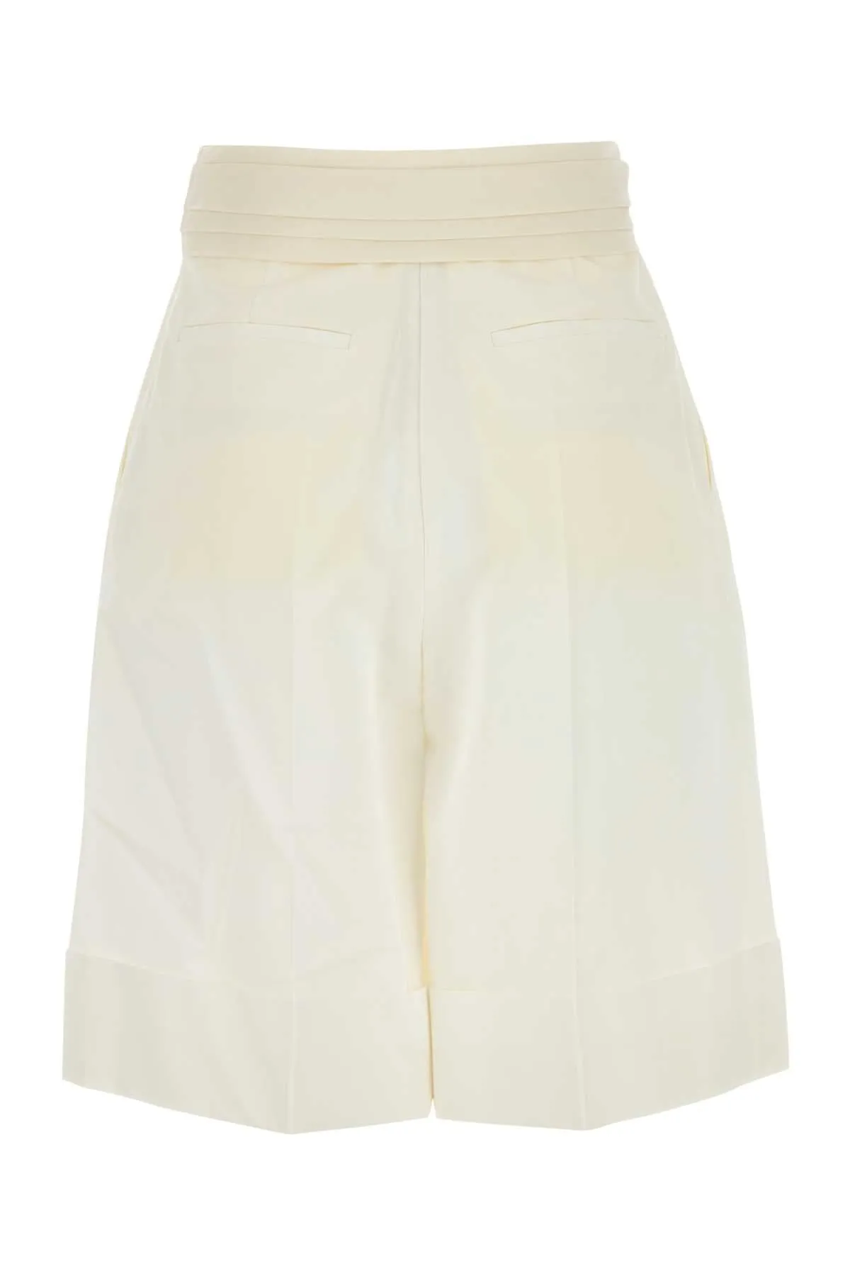 WHITE COTTON BLEND BERMUDA SHORTS sold by Lord & Taylor product image thumbnail 2