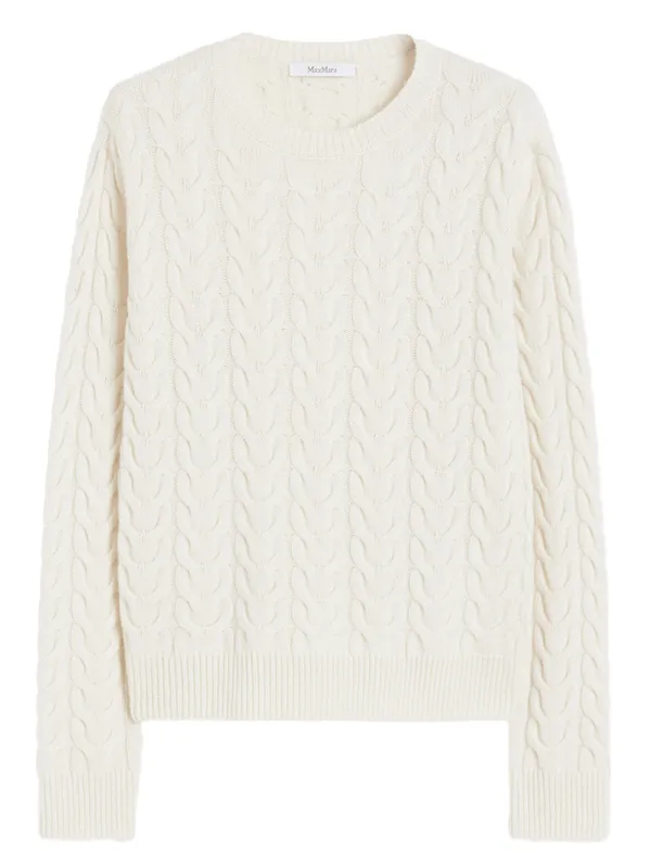 SLIM FIT CABLE-KNIT CASHMERE PULLOVER sold by Lord & Taylor