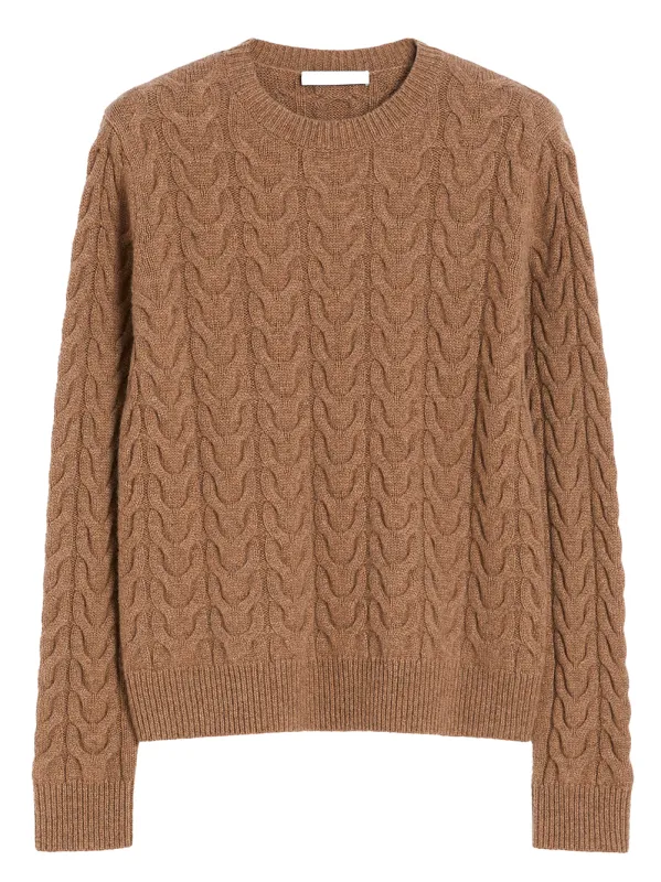 SLIM FIT CABLE-KNIT CASHMERE PULLOVER sold by Lord & Taylor