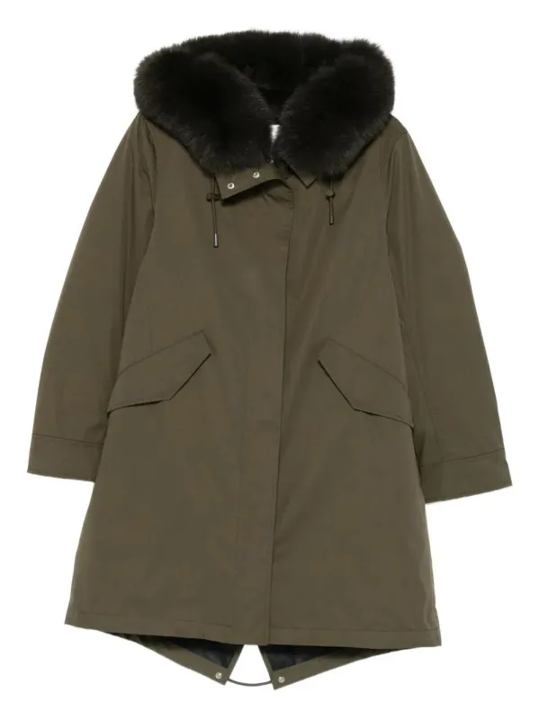 FUR HOOD LONG PARKA sold by Lord & Taylor