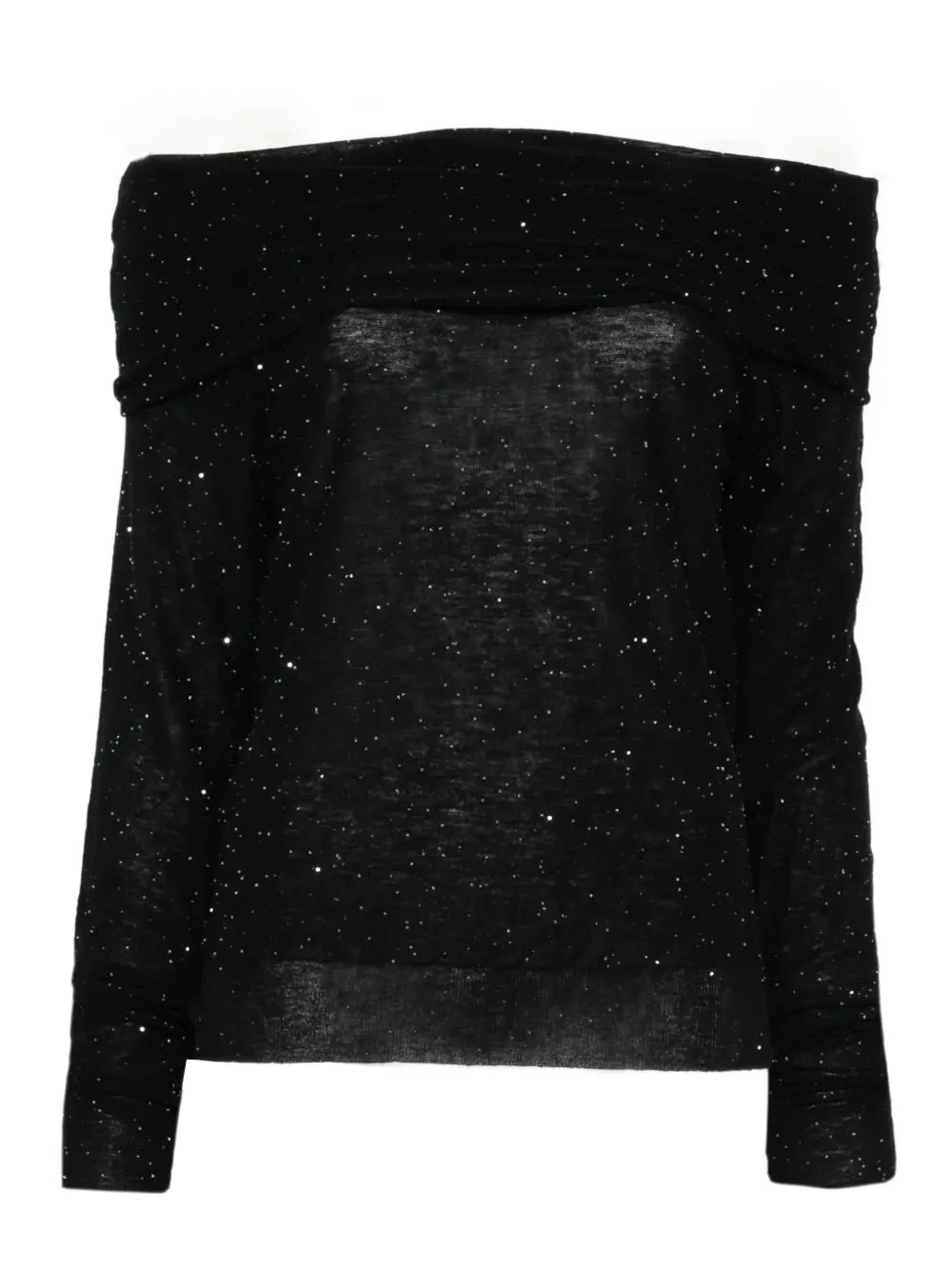 MICRO SEQUINS OFF-SHOULDERS SWEATER sold by Lord & Taylor