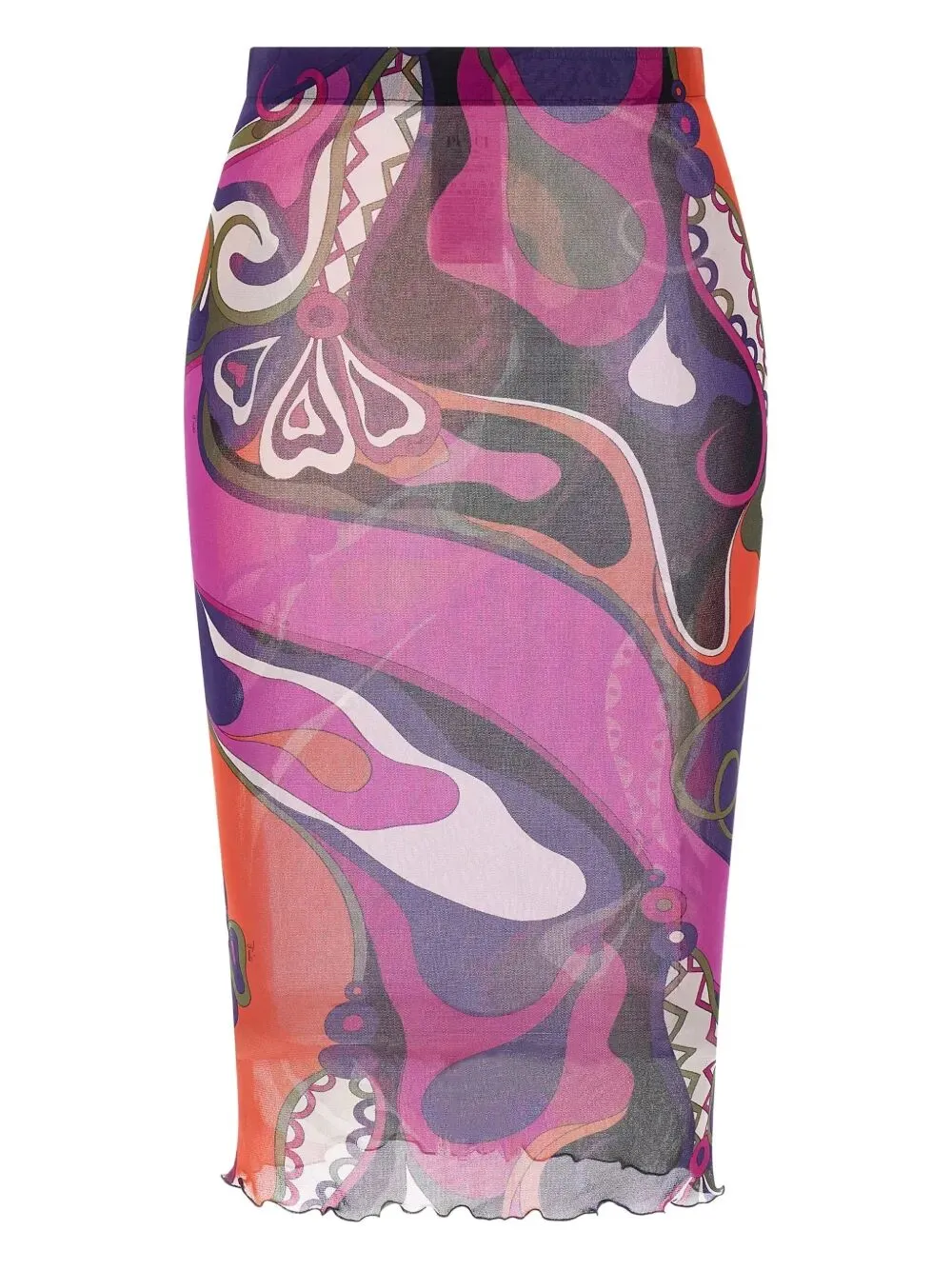 ABSTRACT-PRINT TULLE MIDI SKIRT sold by Lord & Taylor product image thumbnail 2