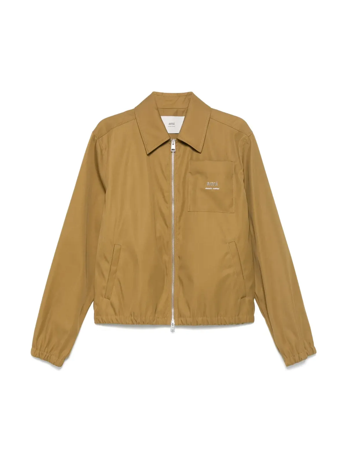 LOGO PLAQUE TWILL BOMBER JACKET sold by Lord & Taylor