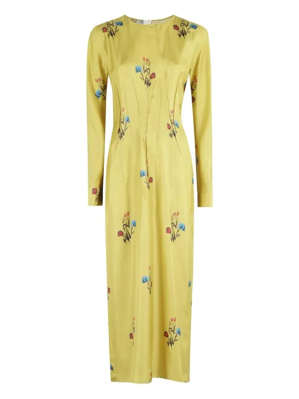 FLORAL PRINT MAXI DRESS made by Marni