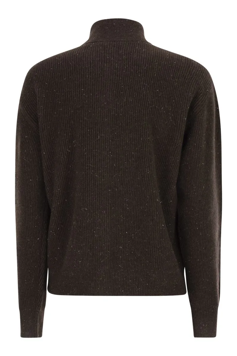 CARDIGAN WITH BUTTONS IN WOOL, SILK AND CASHMERE sold by Lord & Taylor product image thumbnail 2