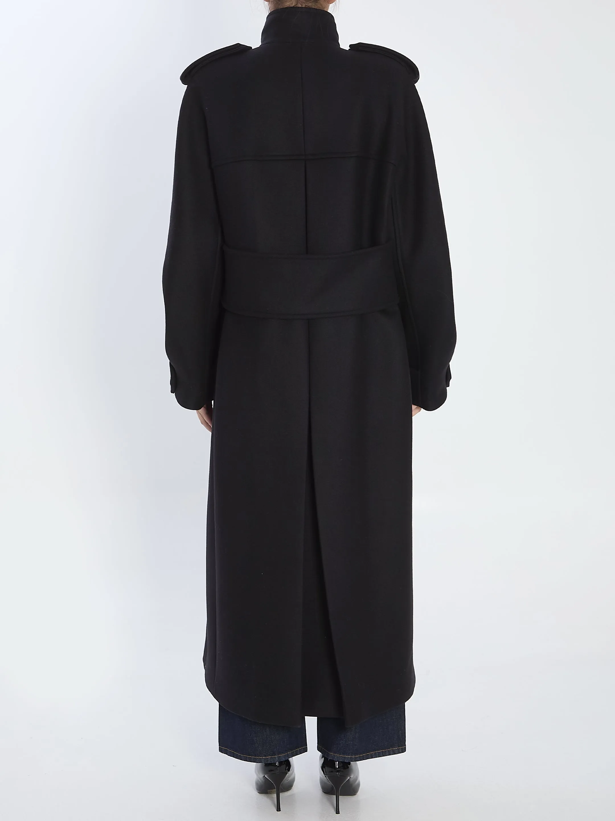 MAXI DOUBLE-BREASTED COAT sold by Lord & Taylor product image thumbnail 4