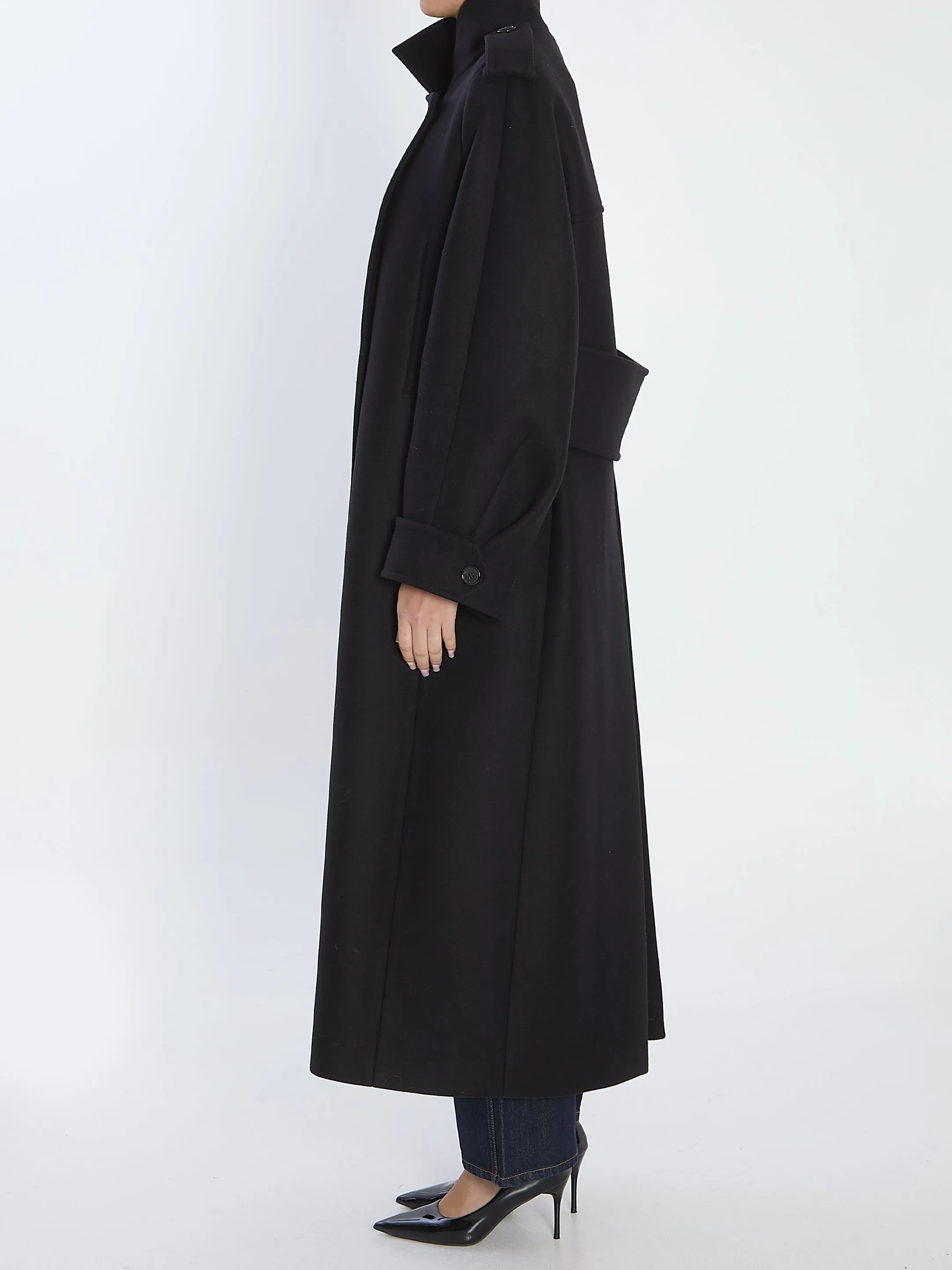 MAXI DOUBLE-BREASTED COAT sold by Lord & Taylor product image thumbnail 3