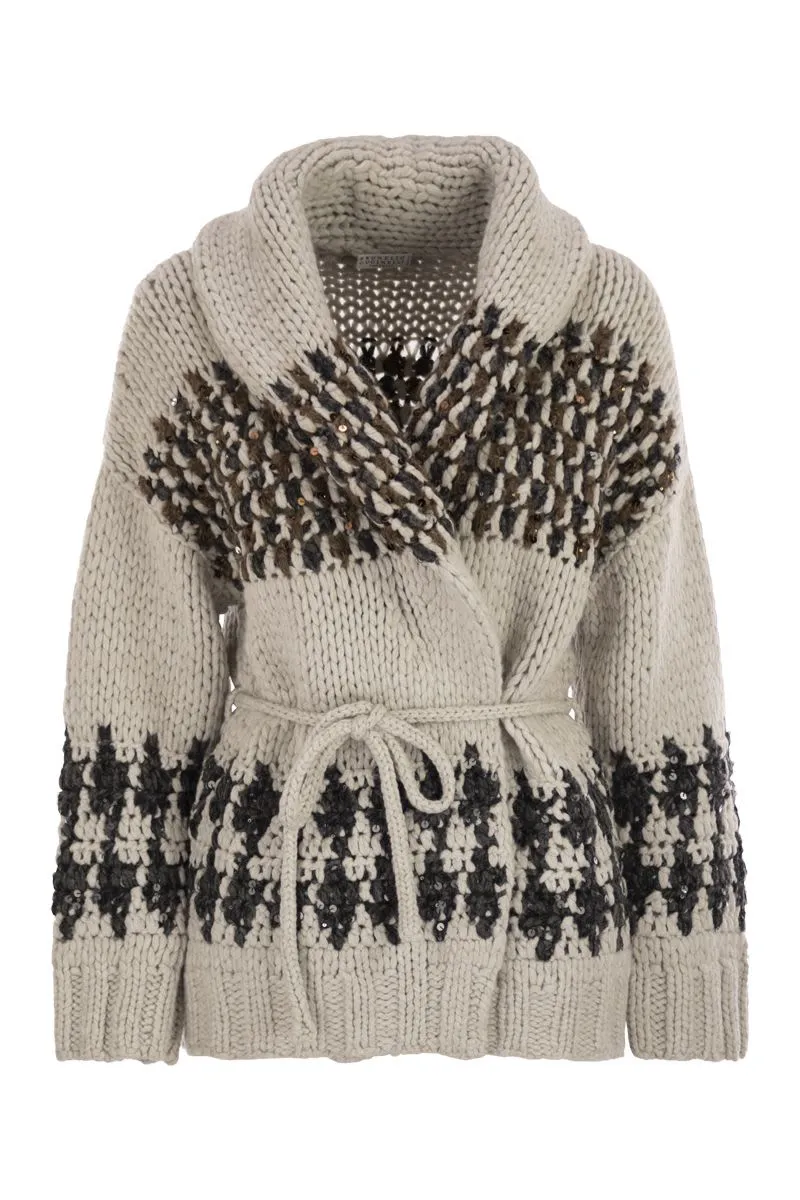 HANDMADE OPERA CARDIGAN WITH BELT sold by Lord & Taylor