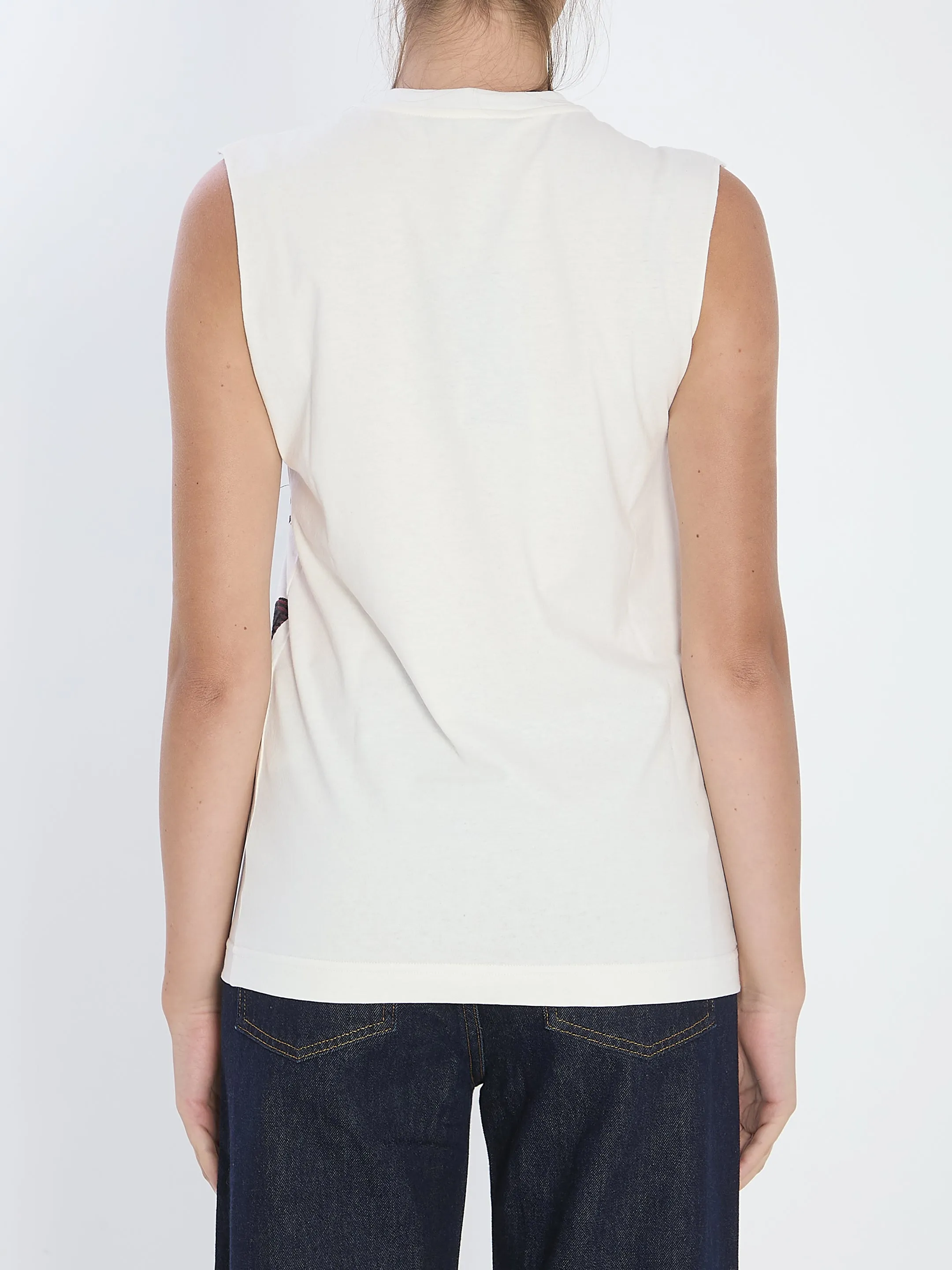 PRINTED JERSEY TOP sold by Lord & Taylor product image thumbnail 4