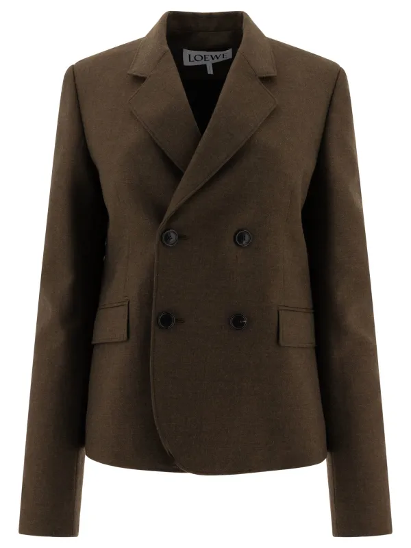 DOUBLE-BREASTED WOOL BLAZER sold by Lord & Taylor