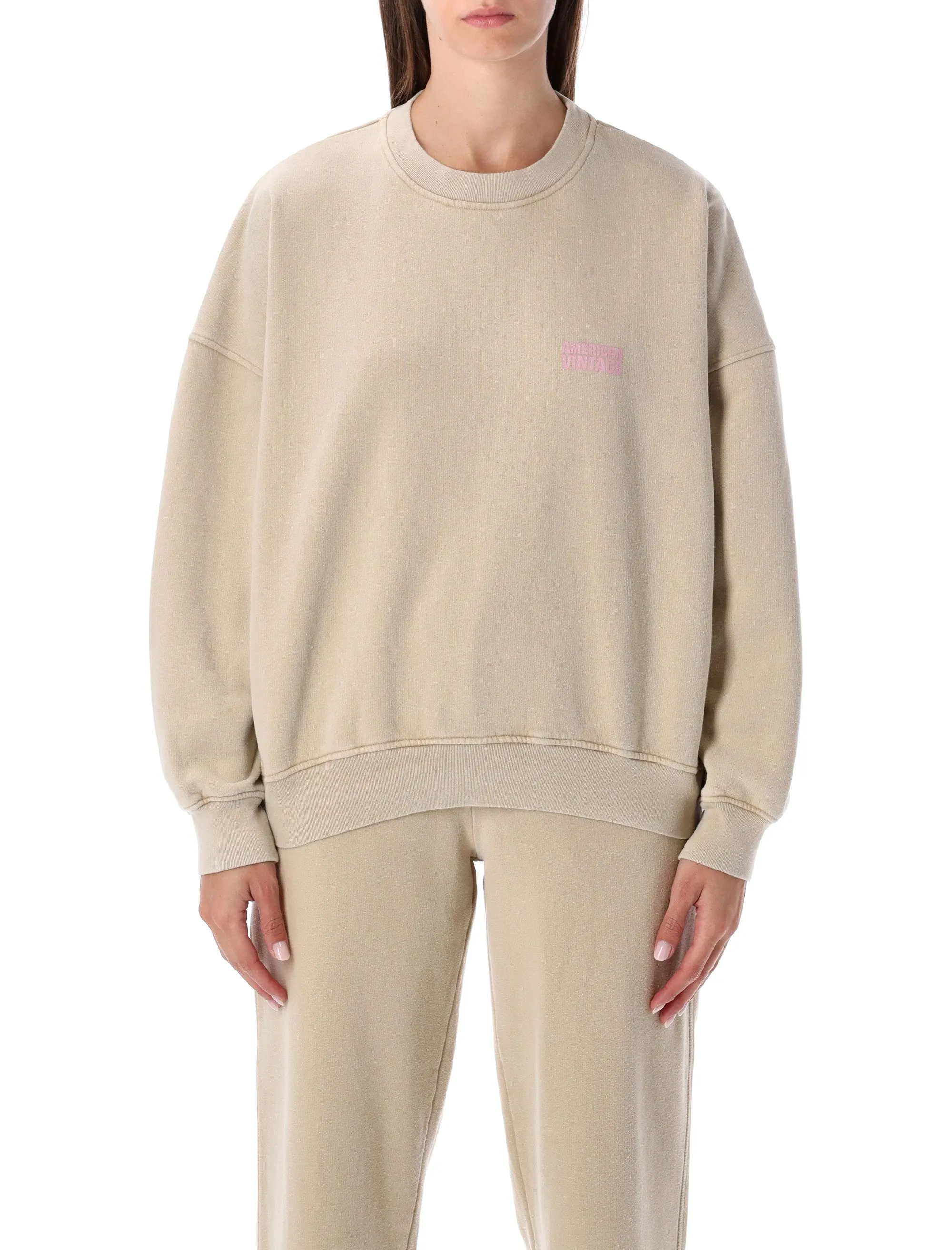 AMERICAN VINTAGE PLIZZY COTTON CREWNECK SWEATSHIRT sold by Lord & Taylor