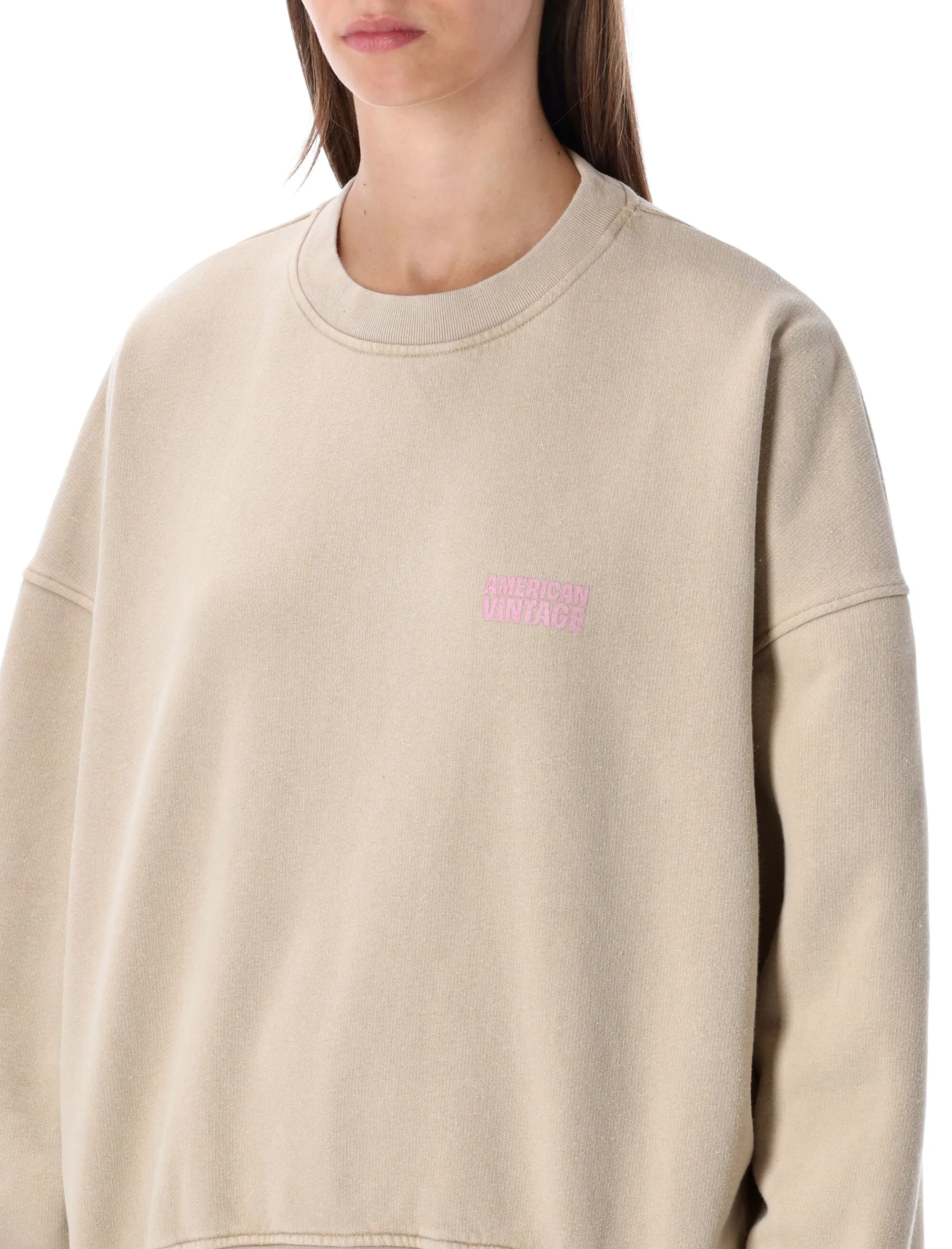 AMERICAN VINTAGE PLIZZY COTTON CREWNECK SWEATSHIRT sold by Lord & Taylor product image thumbnail 3