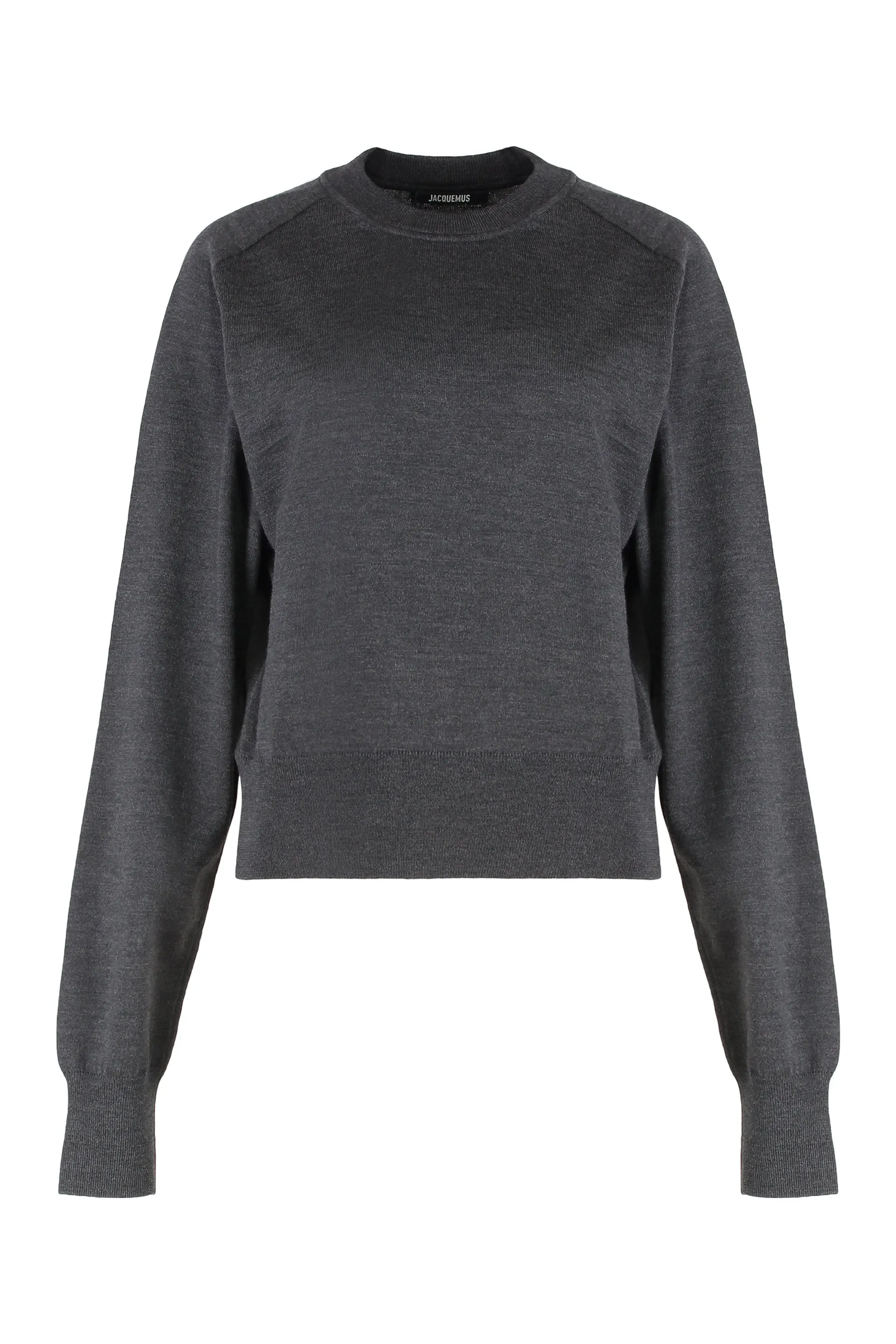 SWEATER WITH ROUND NECK BRODE IN MERINO WOOL sold by Lord & Taylor