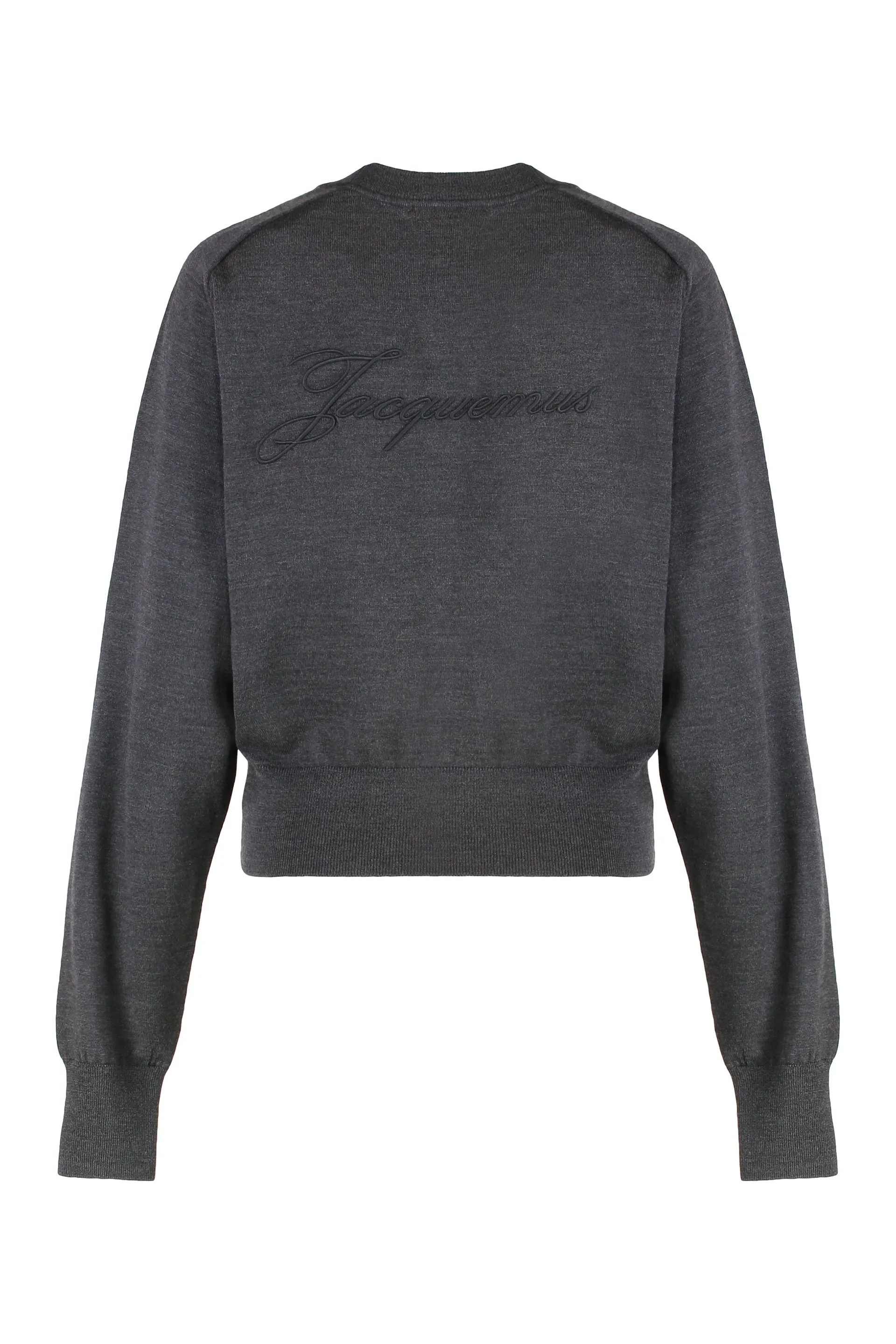 SWEATER WITH ROUND NECK BRODE IN MERINO WOOL sold by Lord & Taylor product image thumbnail 2