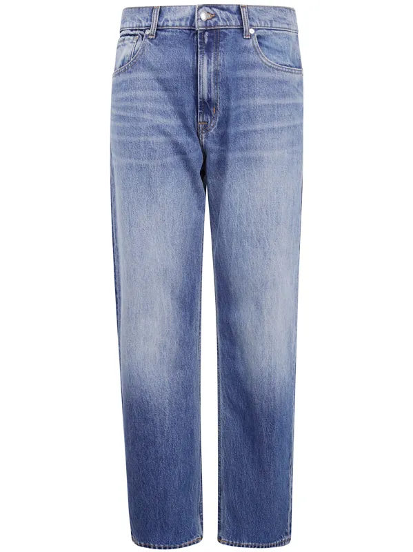 MEDIUM WAIST MODERN STRAIGHT JEANS sold by Lord & Taylor