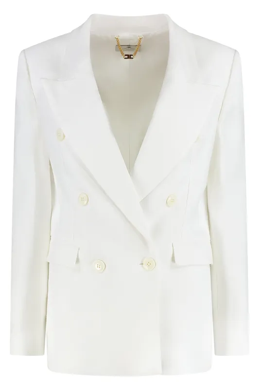 DOUBLE-BREASTED GABARDINE JACKET sold by Lord & Taylor
