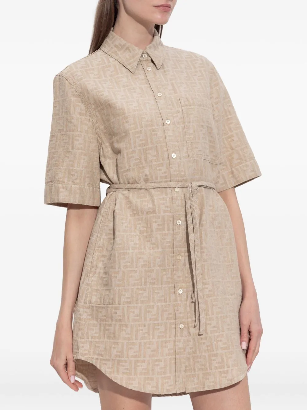 LINEN-COTTON BLEND DRESS sold by Lord & Taylor product image thumbnail 5
