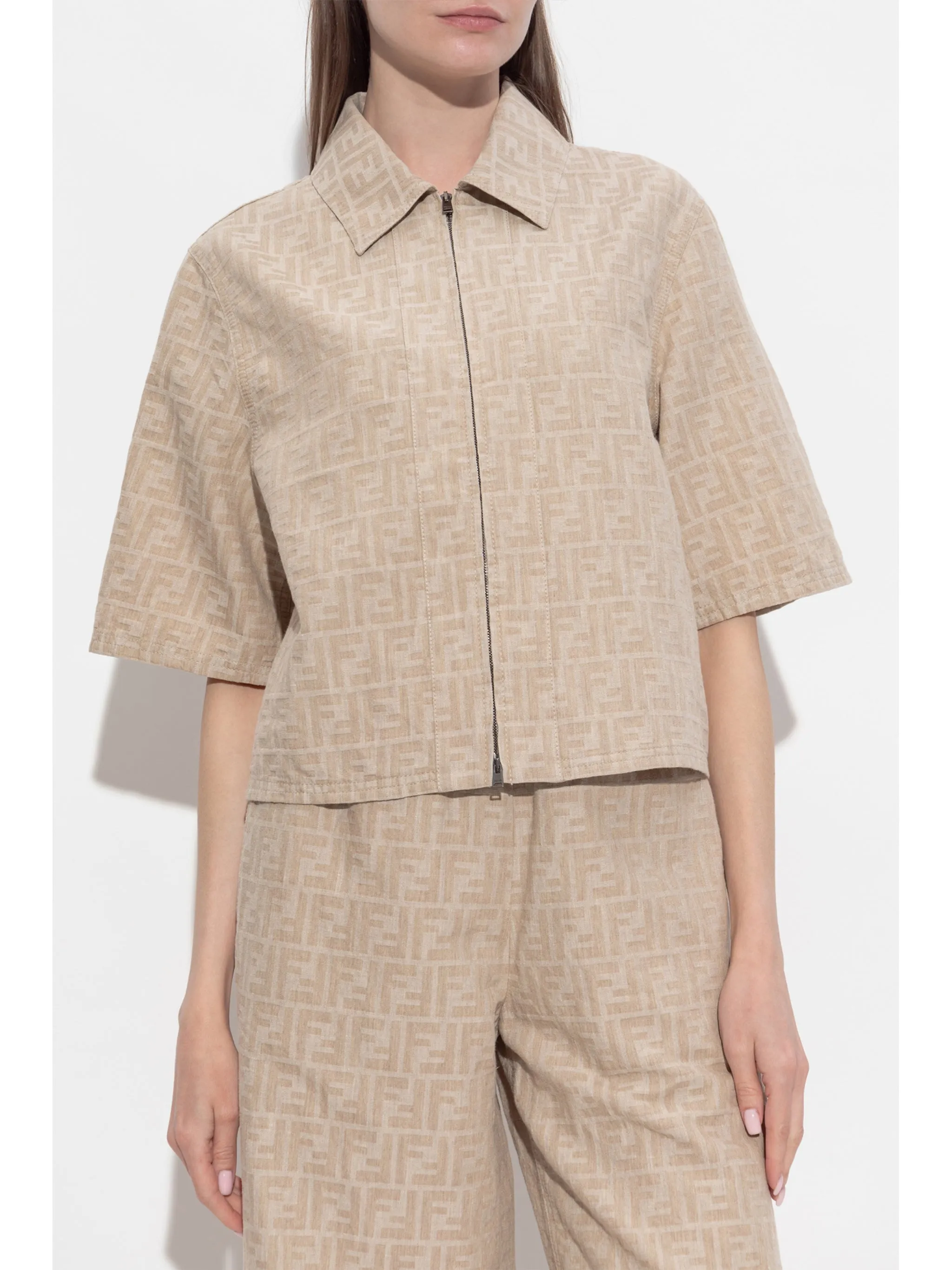 COTTON-LINEN BLEND JACKET sold by Lord & Taylor product image thumbnail 3