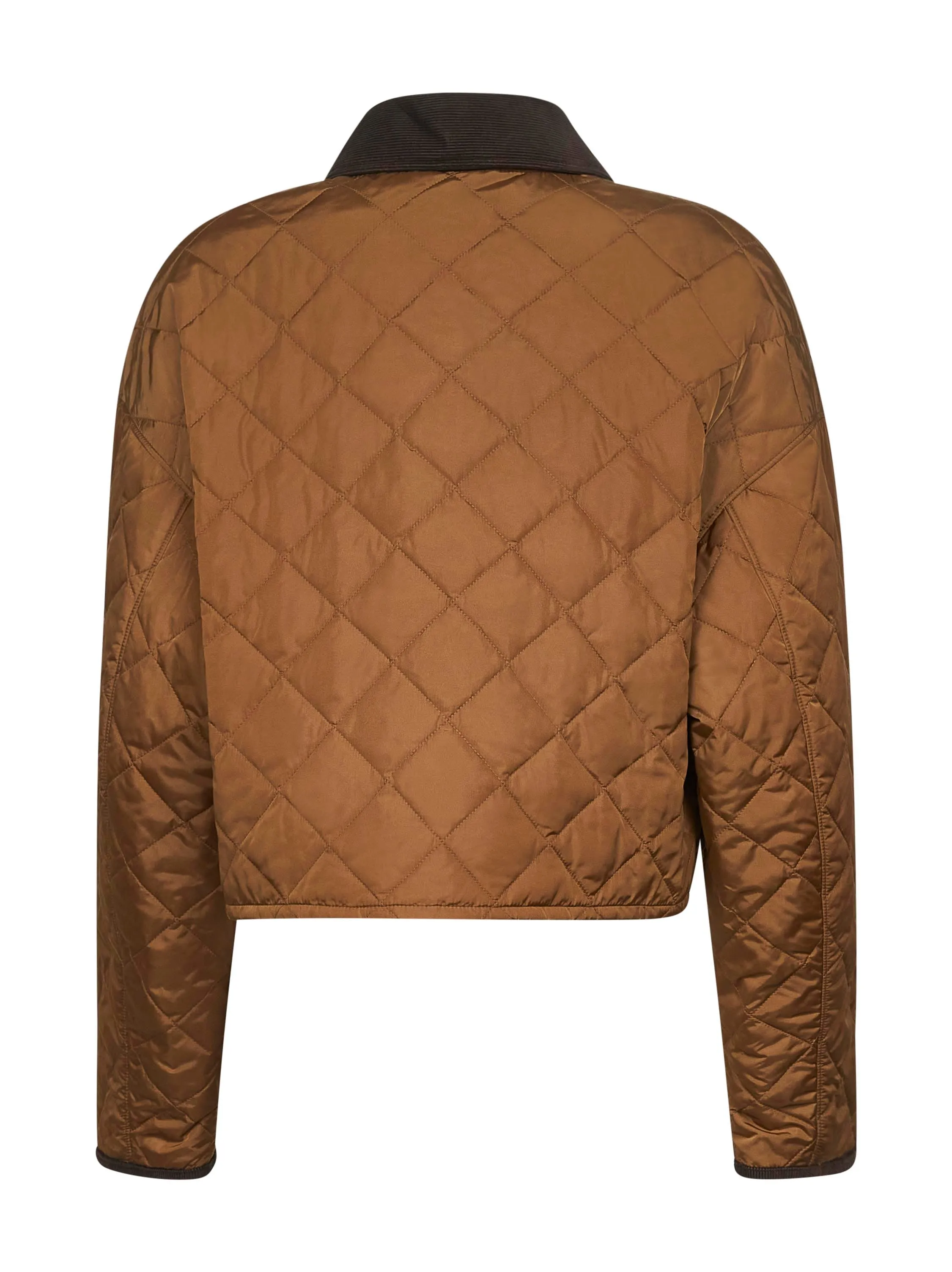 Brown Lightweight Re-Nylon Crop Jacket sold by Lord & Taylor product image thumbnail 2