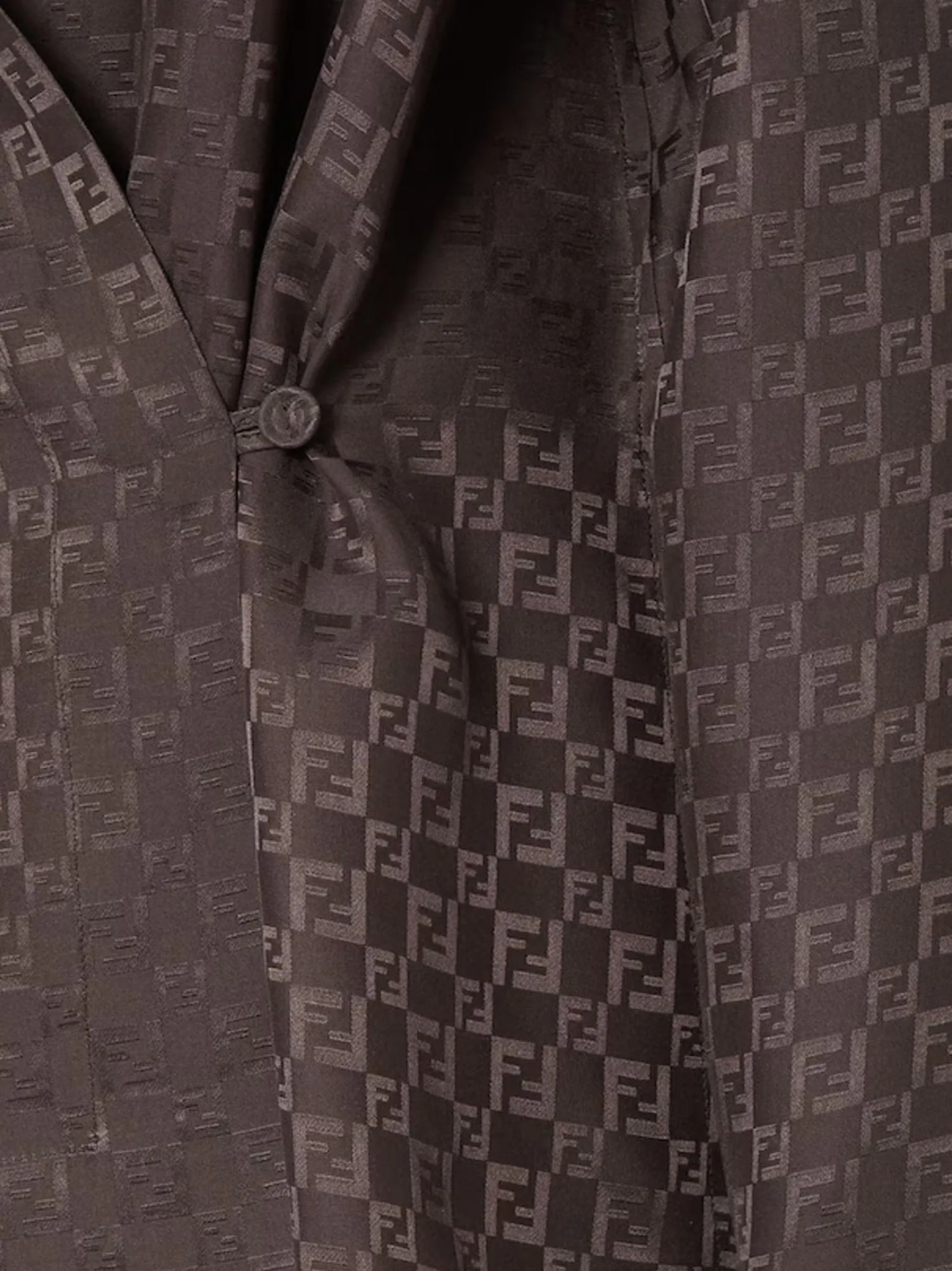 Silk Shirt with FF Motif sold by Lord & Taylor product image thumbnail 3