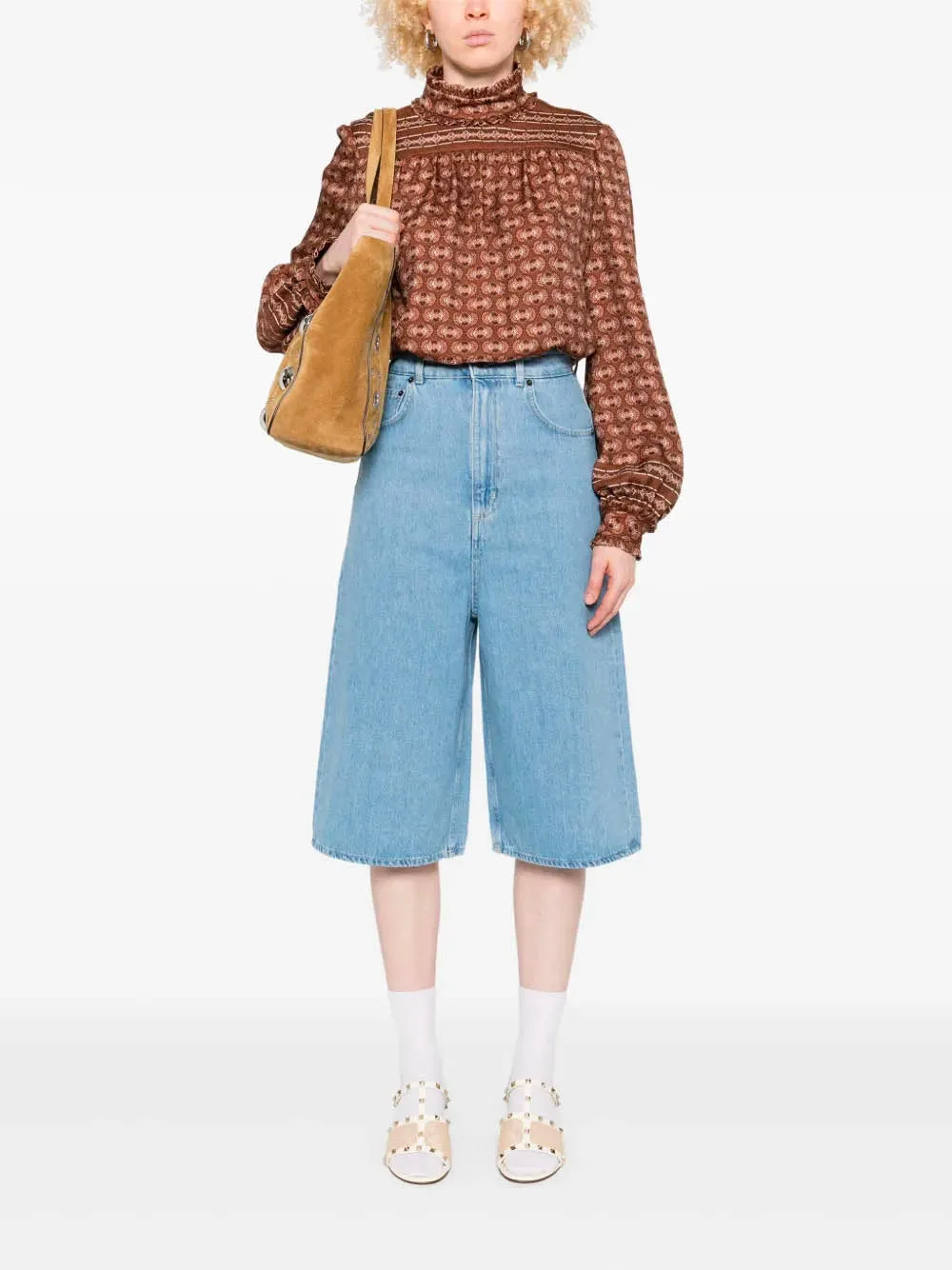 SILK BLOUSE WITH VOYAGE IMAGINAIRE PRINT sold by Lord & Taylor product image thumbnail 2