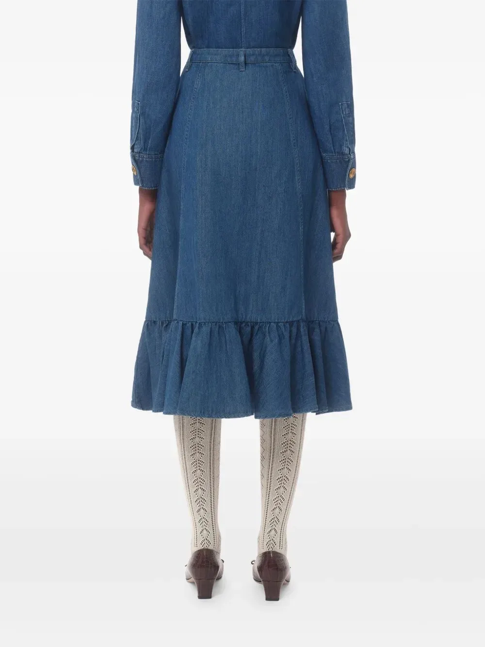 COTTON AND LINEN SKIRT sold by Lord & Taylor product image thumbnail 3