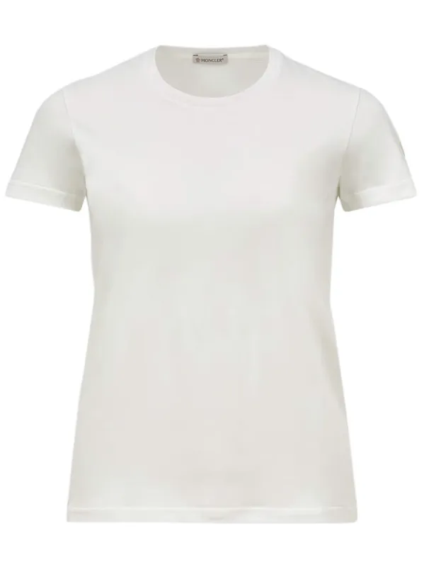 COTTON JERSEY T-SHIRT WITH LOGO PATCH sold by Lord & Taylor