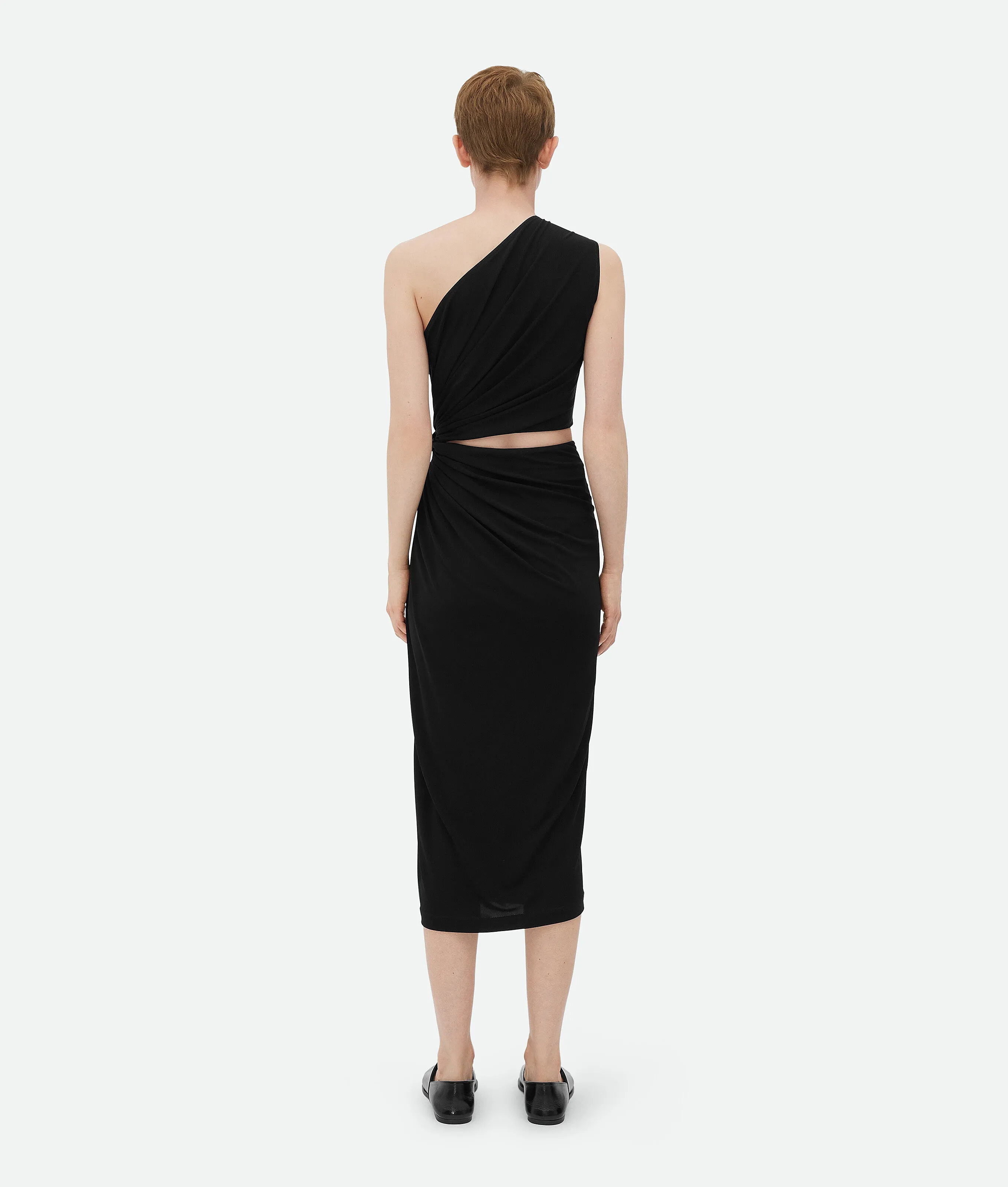 CREPE-EFFECT VISCOSE JERSEY DRESS sold by Lord & Taylor product image thumbnail 3