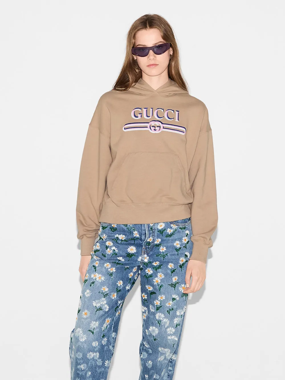 HOODED SWEATSHIRT WITH PRINT sold by Lord & Taylor product image thumbnail 3