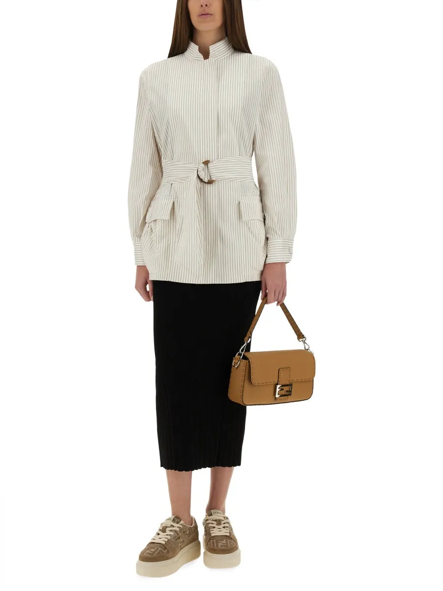COTTON AND SILK BLOUSON sold by Lord & Taylor product image thumbnail 2