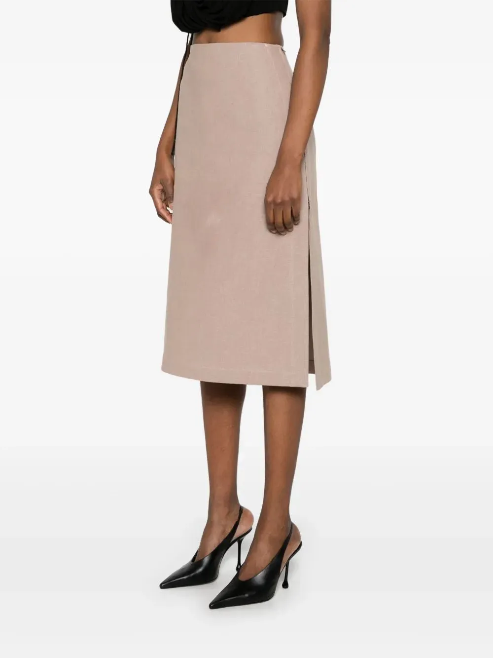 LINEN SKIRT sold by Lord & Taylor product image thumbnail 3