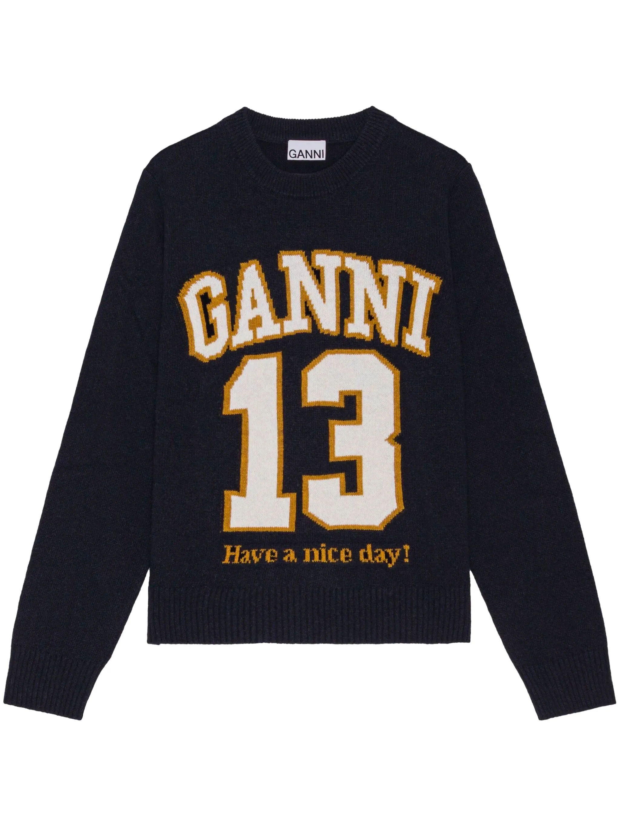 WOOL BLEND BASEBALL SWEATER sold by Lord & Taylor