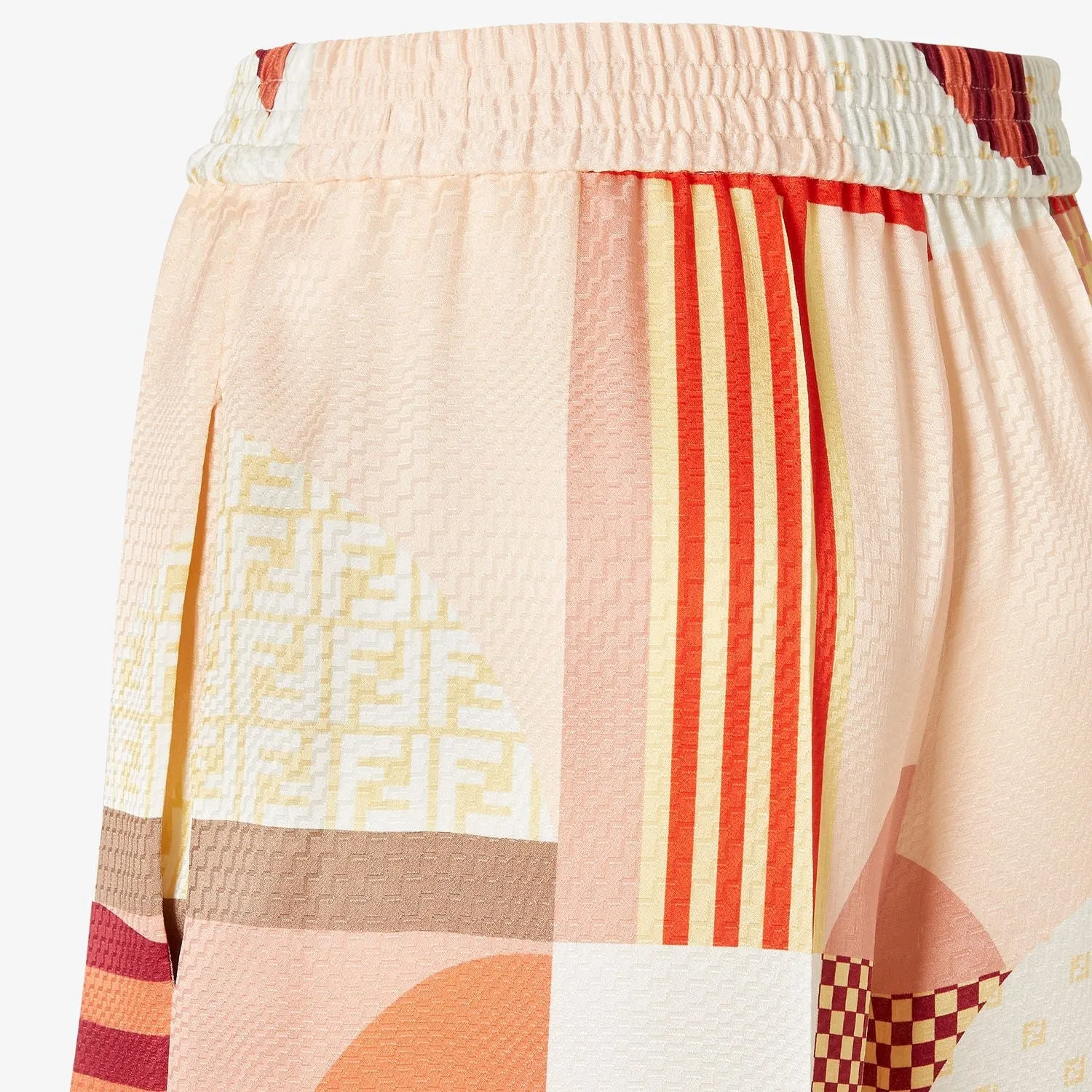 SILK TROUSERS WITH PATCHWORK PRINT sold by Lord & Taylor product image thumbnail 3