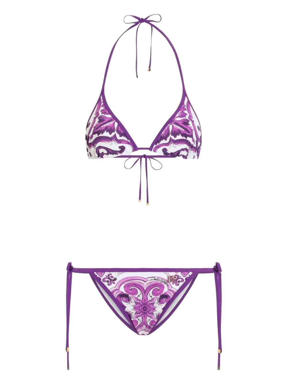MAJOLICA-PRINT TRIANGLE BIKINI sold by Lord & Taylor