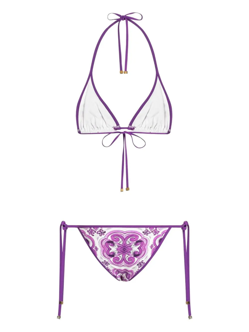 MAJOLICA-PRINT TRIANGLE BIKINI sold by Lord & Taylor product image thumbnail 2