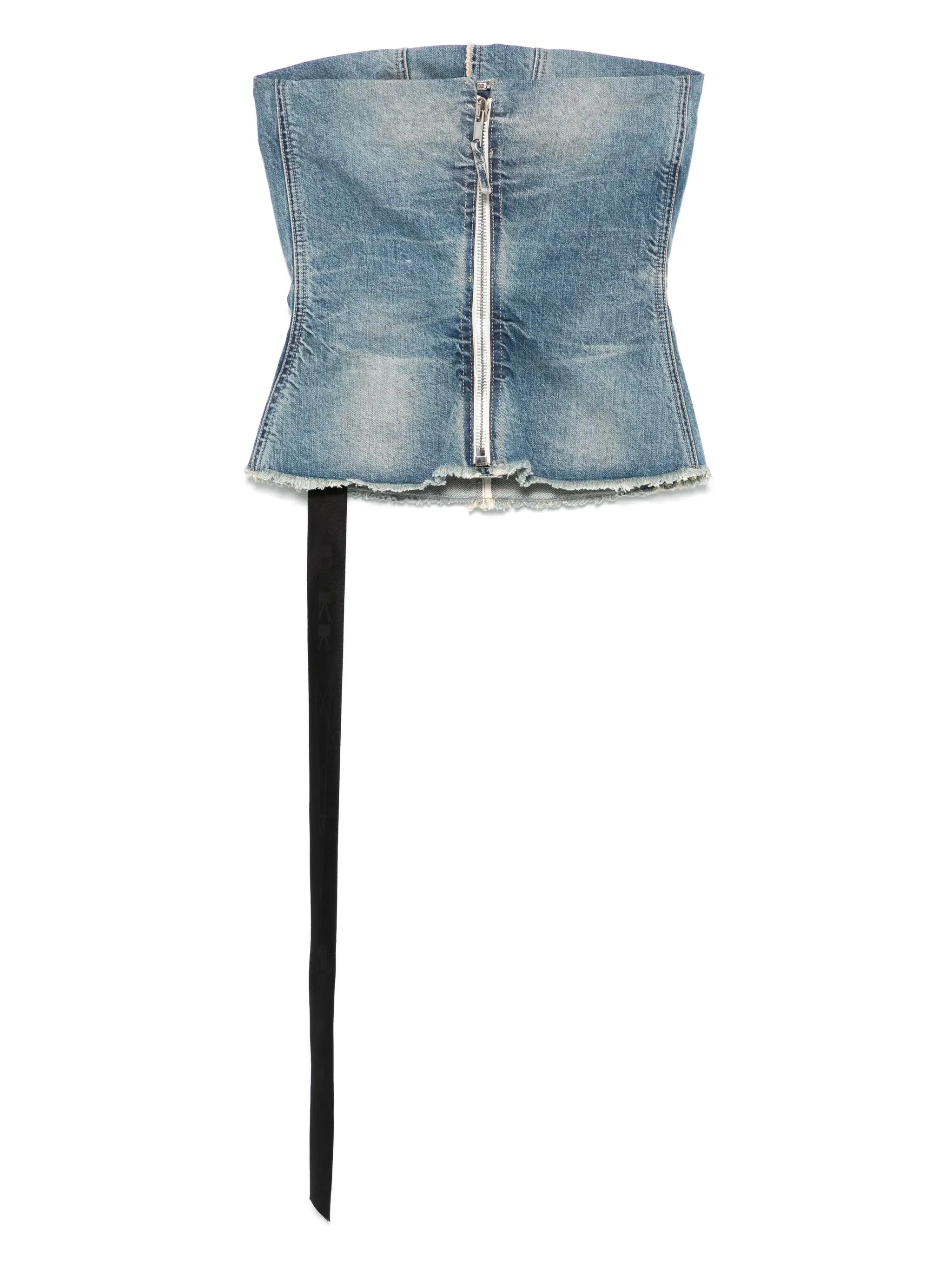 DENIM BUSTIER TOP sold by Lord & Taylor product image thumbnail 2