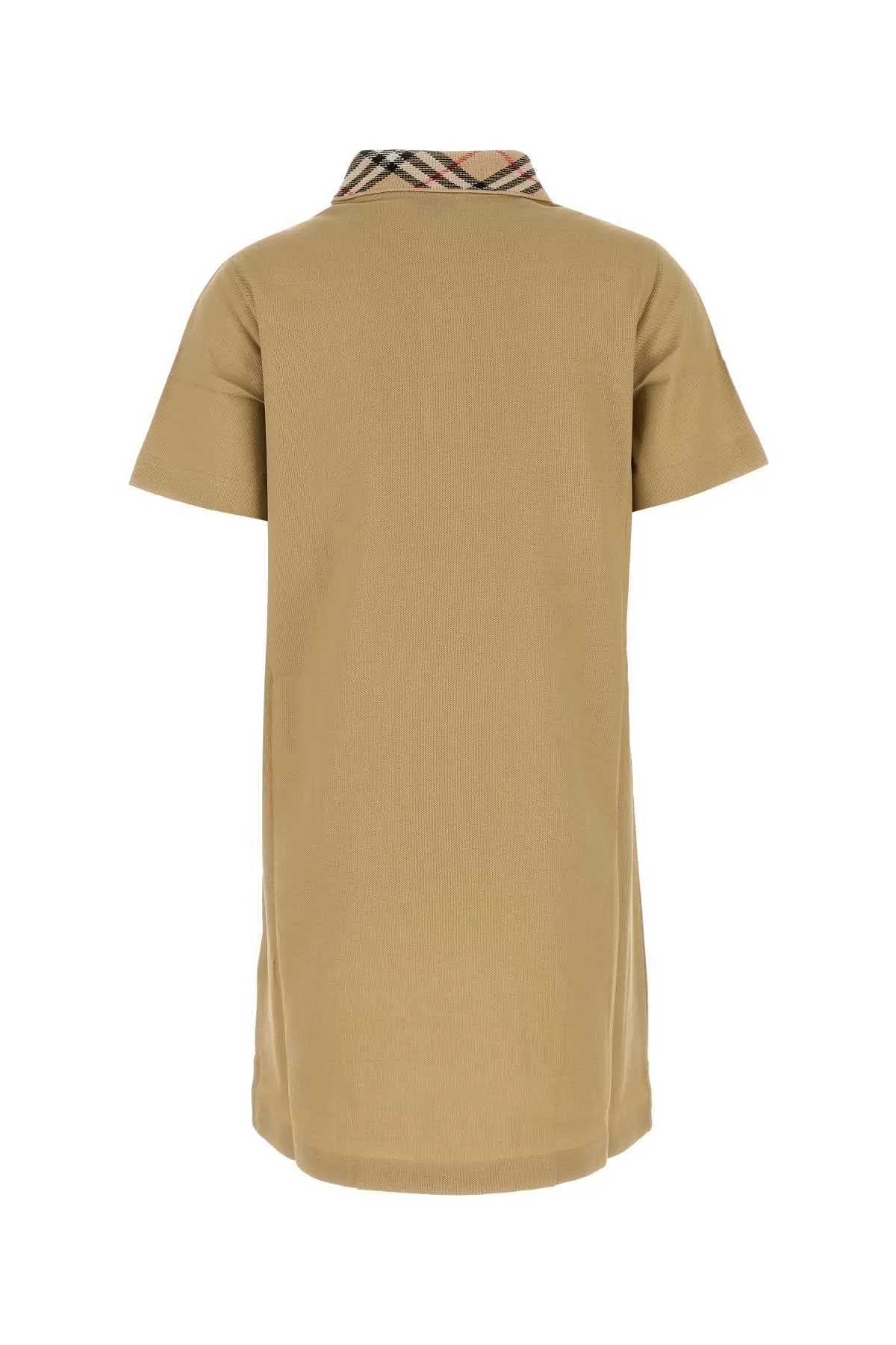 COTTON POLO-STYLE DRESS WITH CHECK COLLAR sold by Lord & Taylor product image thumbnail 2