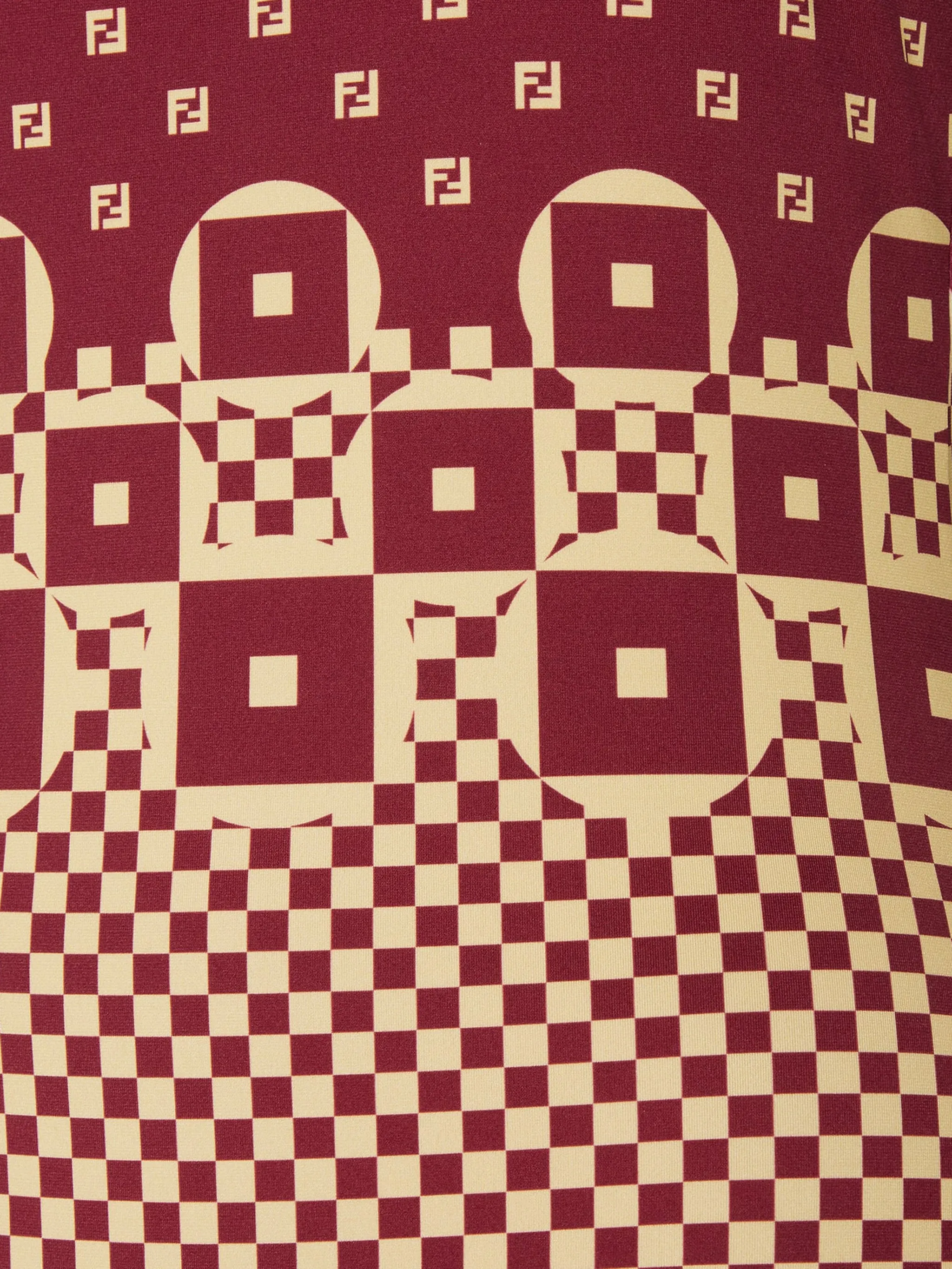 LYCRA® ONE-PIECE SWIMSUIT WITH MICRO PATCHWORK PRINT sold by Lord & Taylor product image thumbnail 3