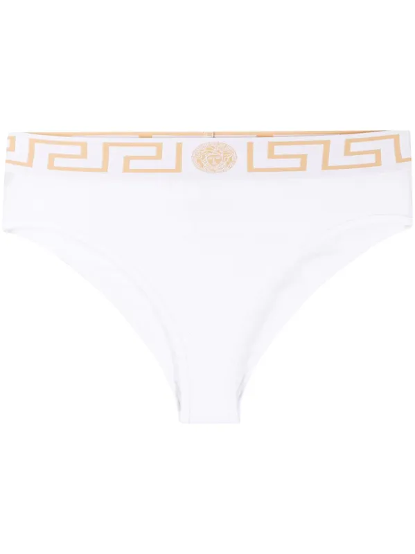 GRECA BORDER HIGH LEG BRIEFS sold by Lord & Taylor