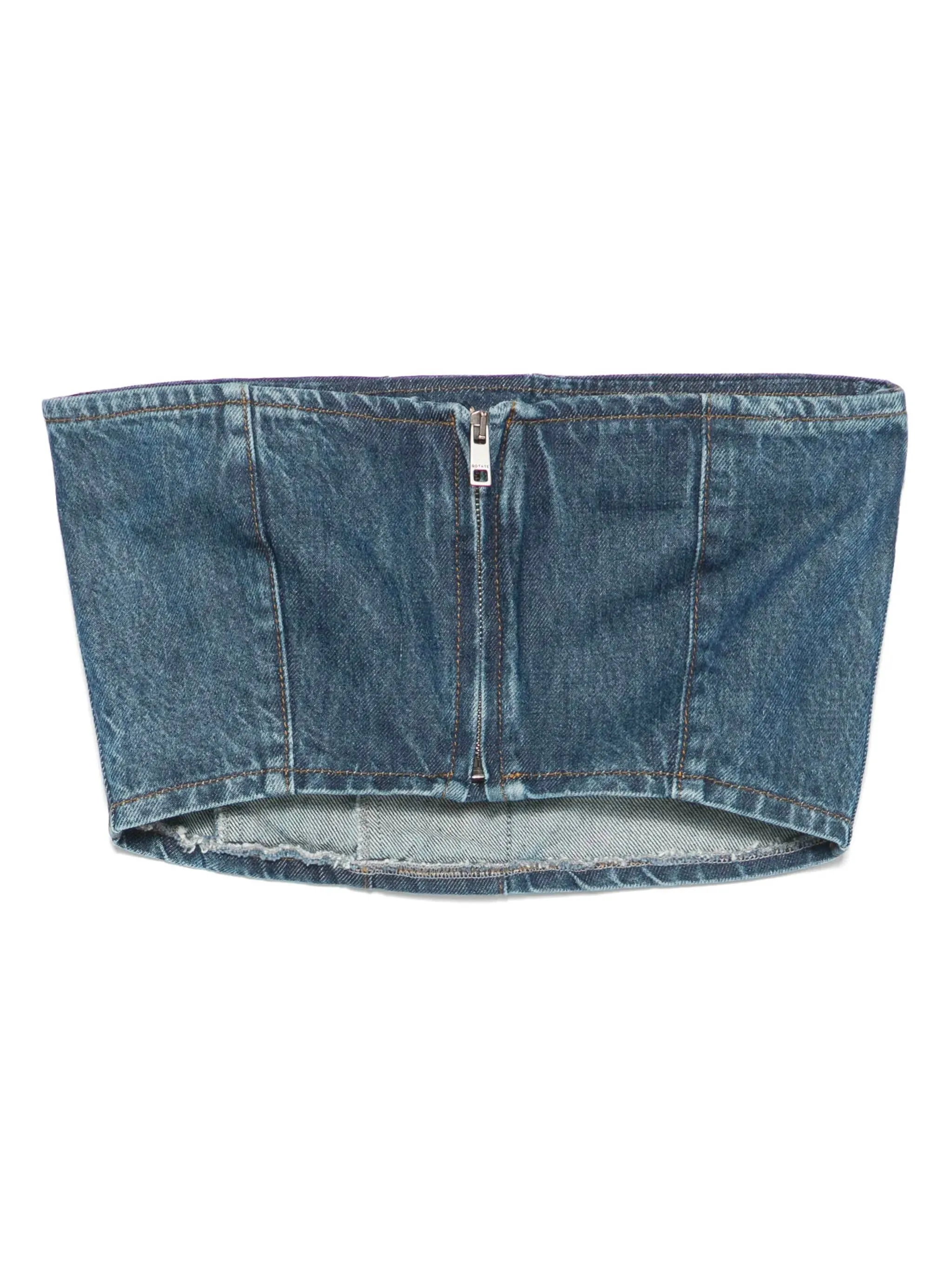 DENIM TOP WITH BUTTONS sold by Lord & Taylor product image thumbnail 2