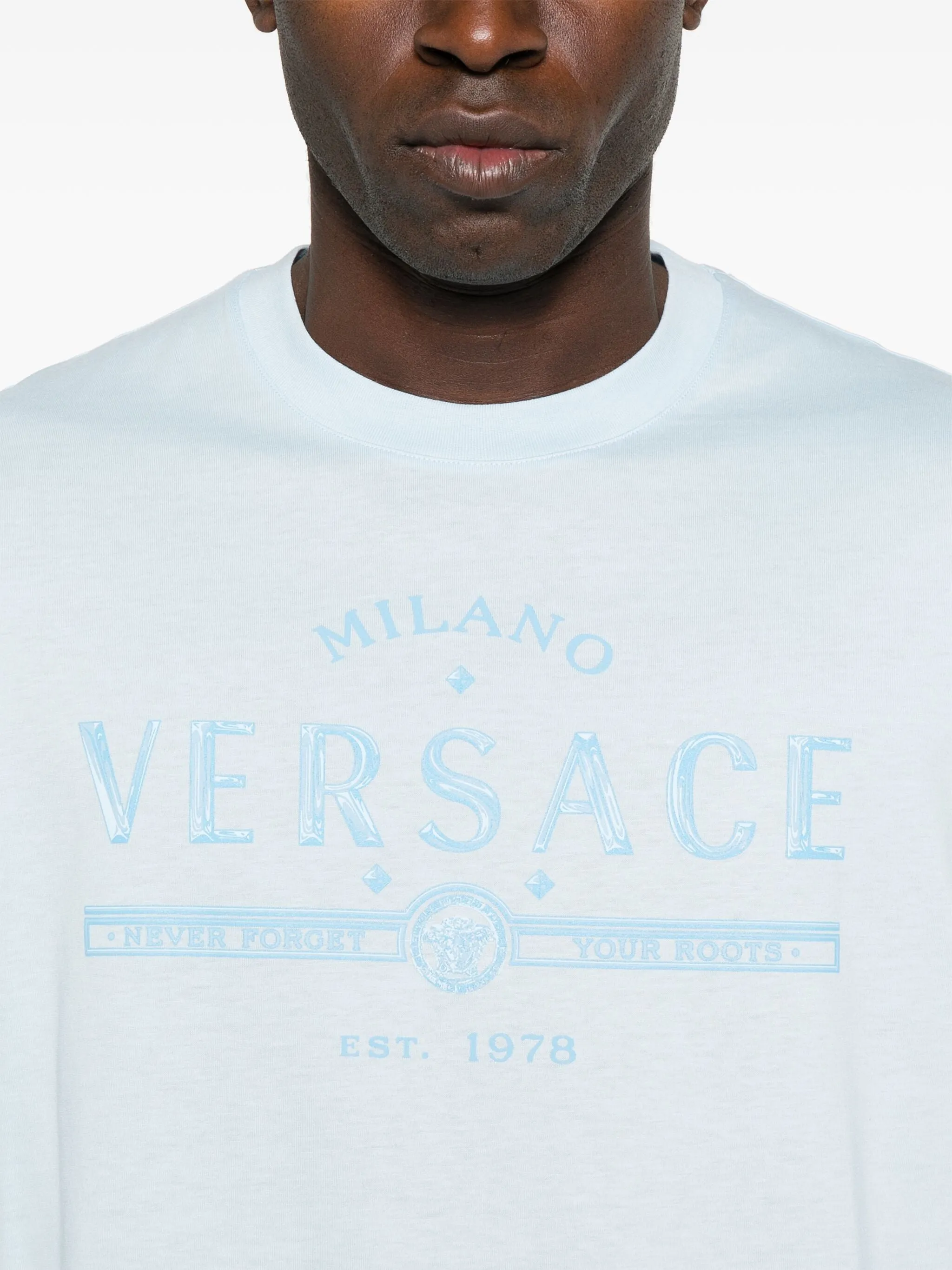 NEVER FORGET VERSACE LOGO T-SHIRT sold by Lord & Taylor product image thumbnail 4