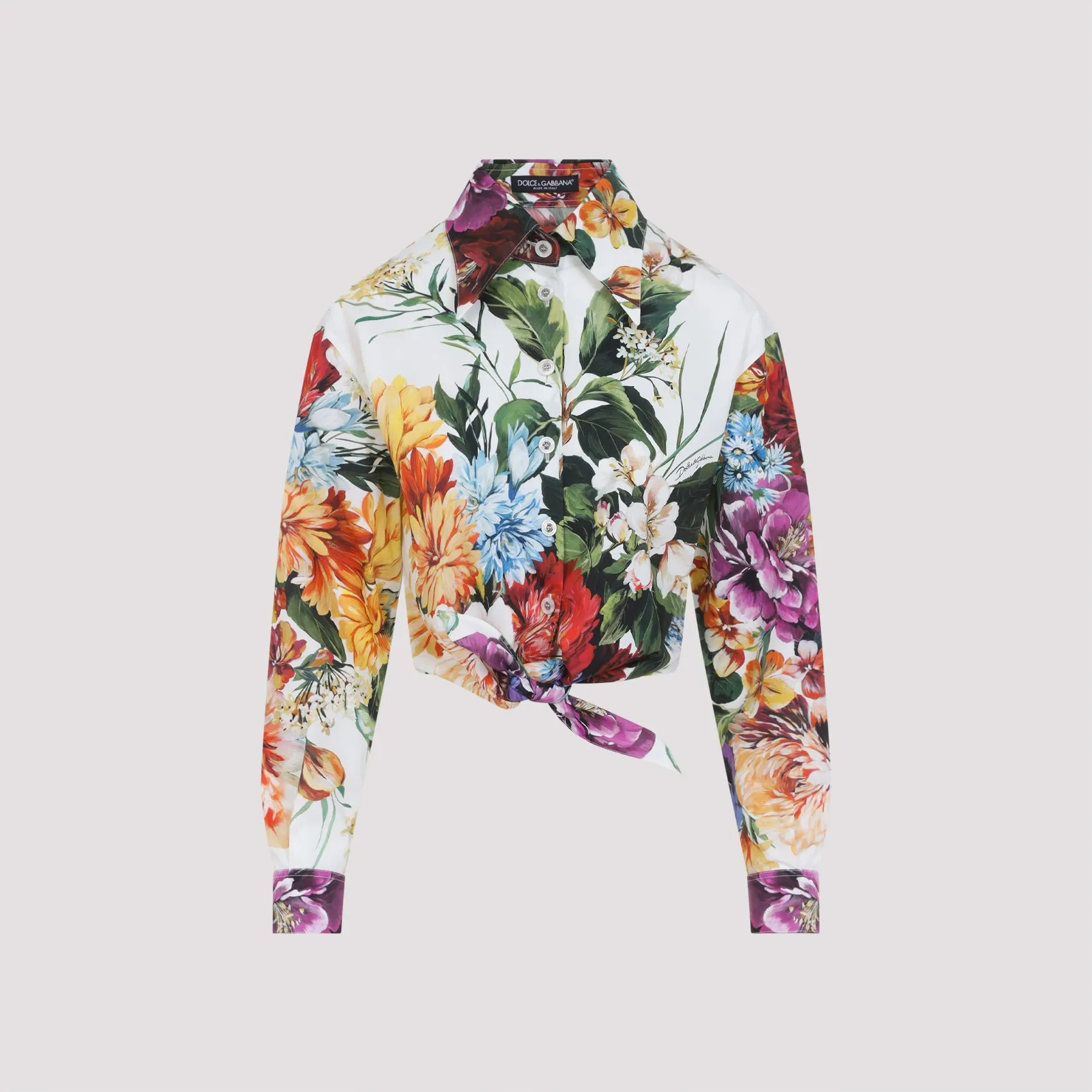 FLOWER-BOUQUET PRINT POPLIN SHIRT sold by Lord & Taylor product image thumbnail 2
