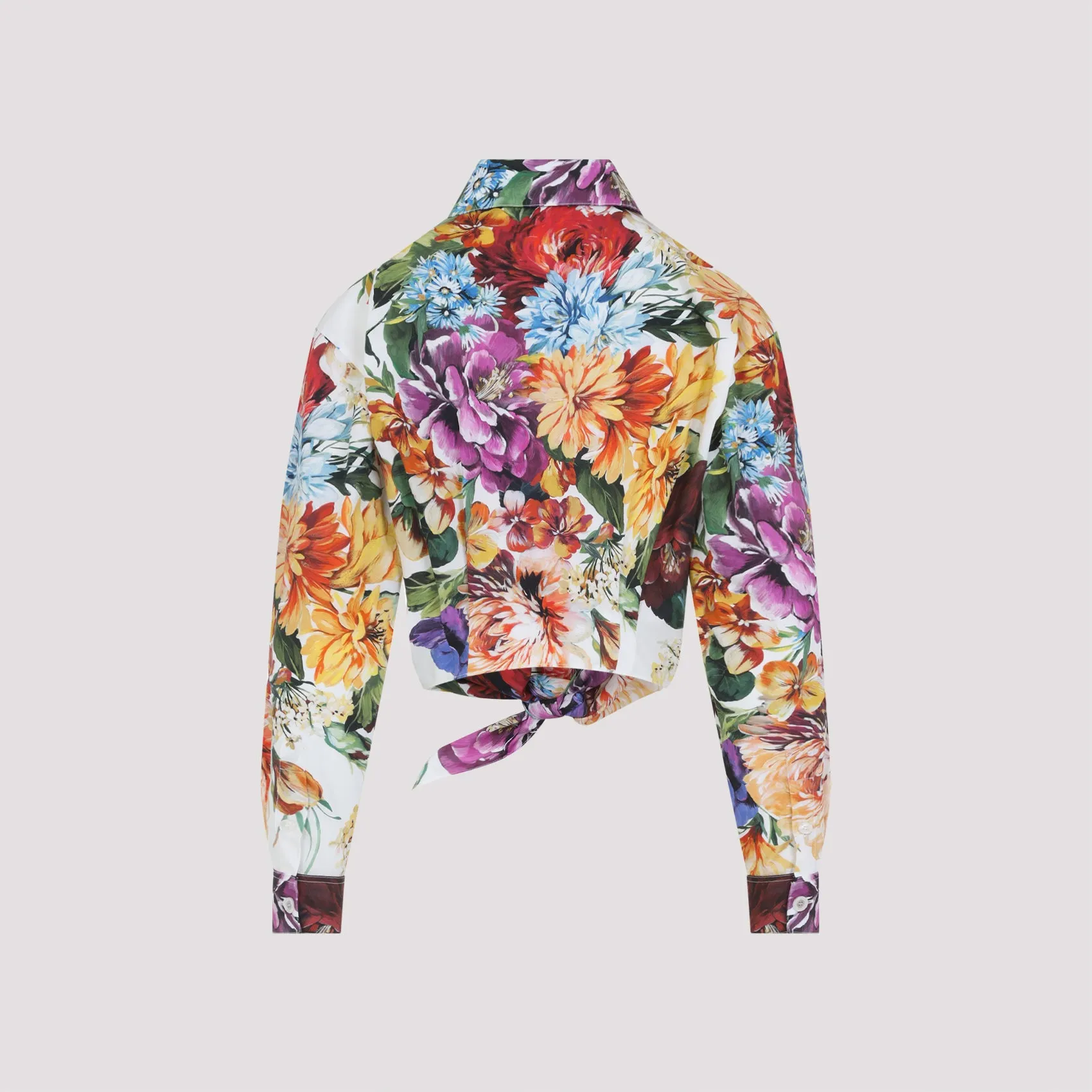 FLOWER-BOUQUET PRINT POPLIN SHIRT sold by Lord & Taylor product image thumbnail 3